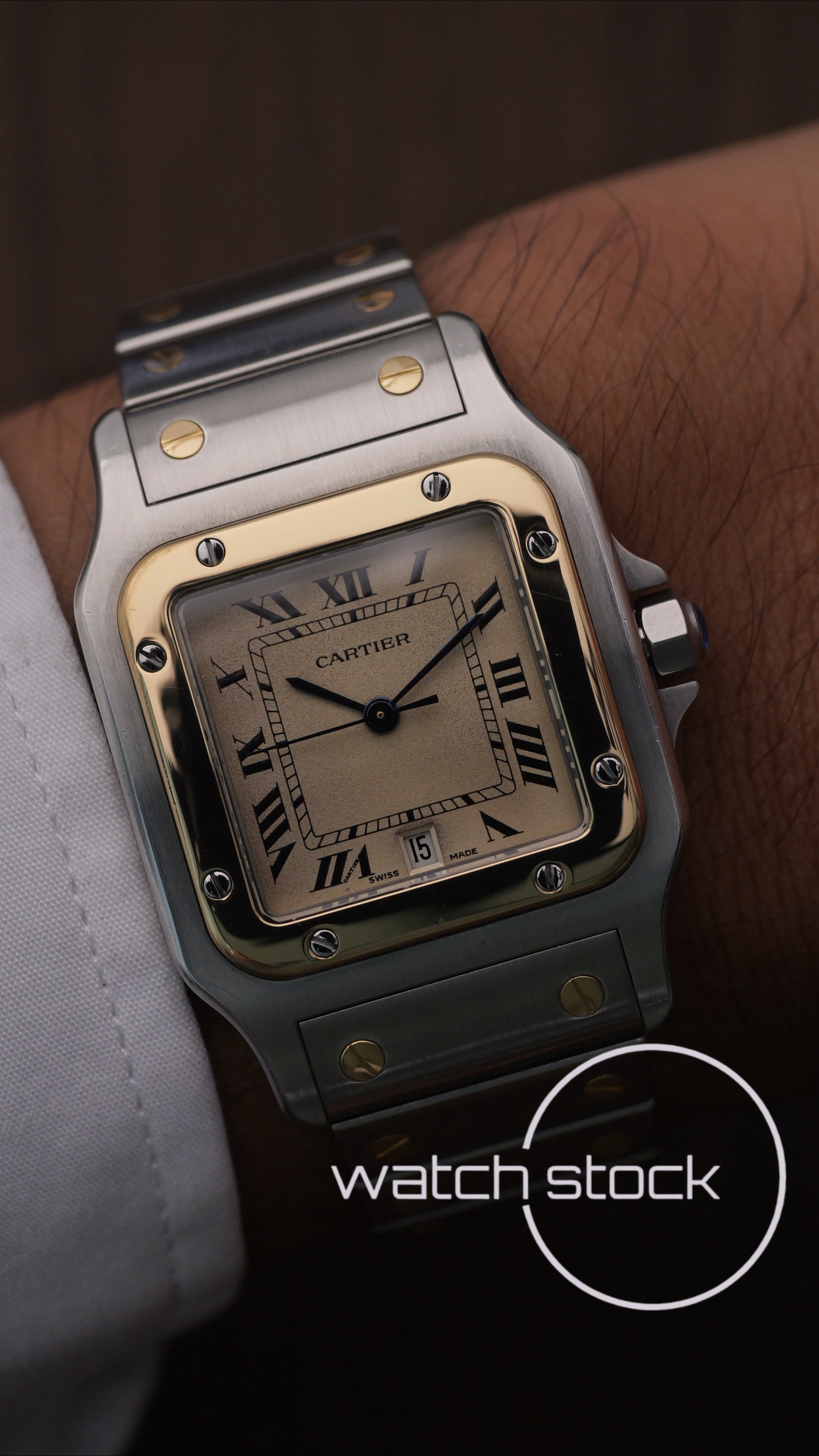Cartier santos galbee 29x41mm Ref. 187901