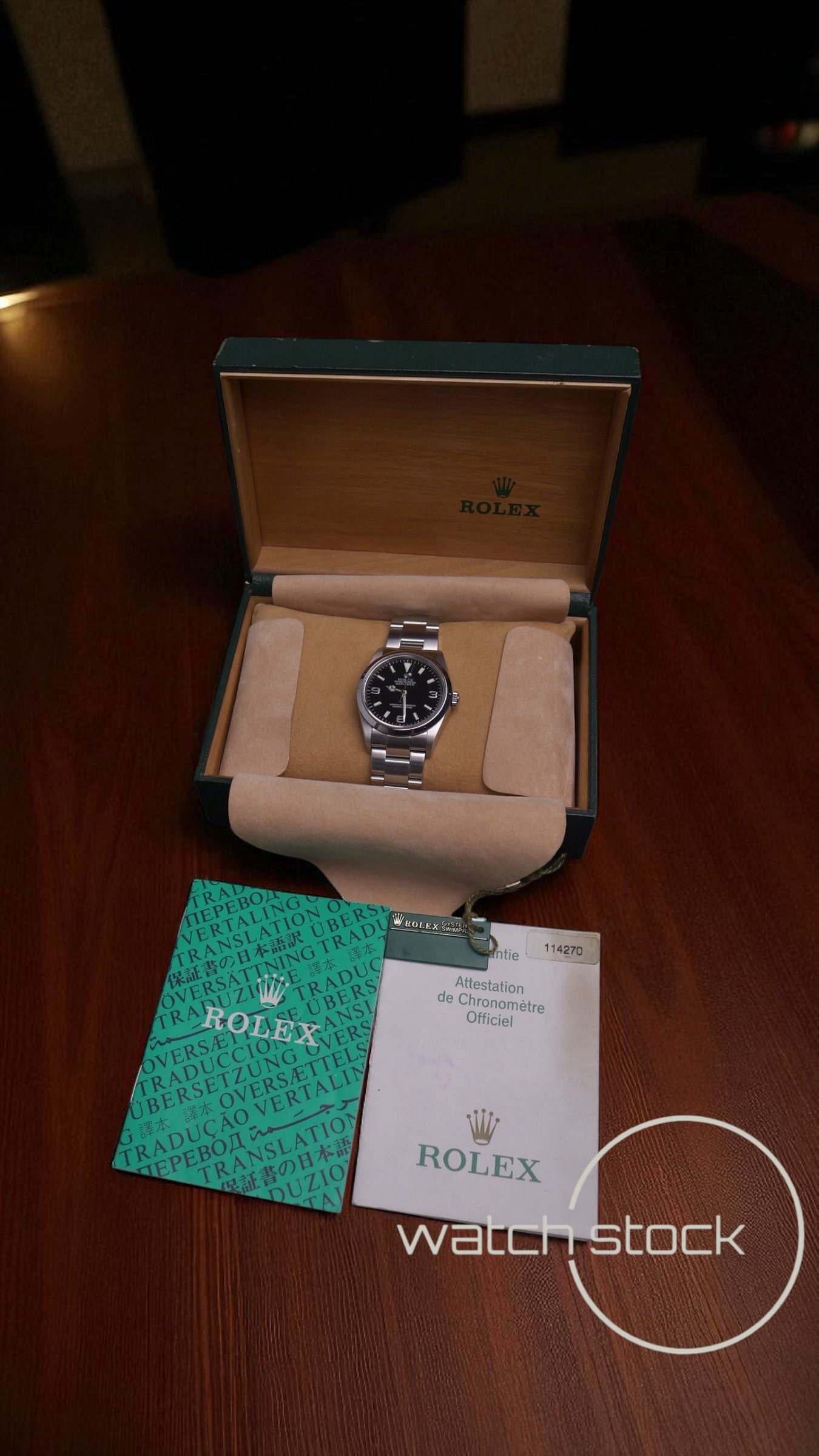 Rolex oyster perpetual explorer 36mm ref:114270