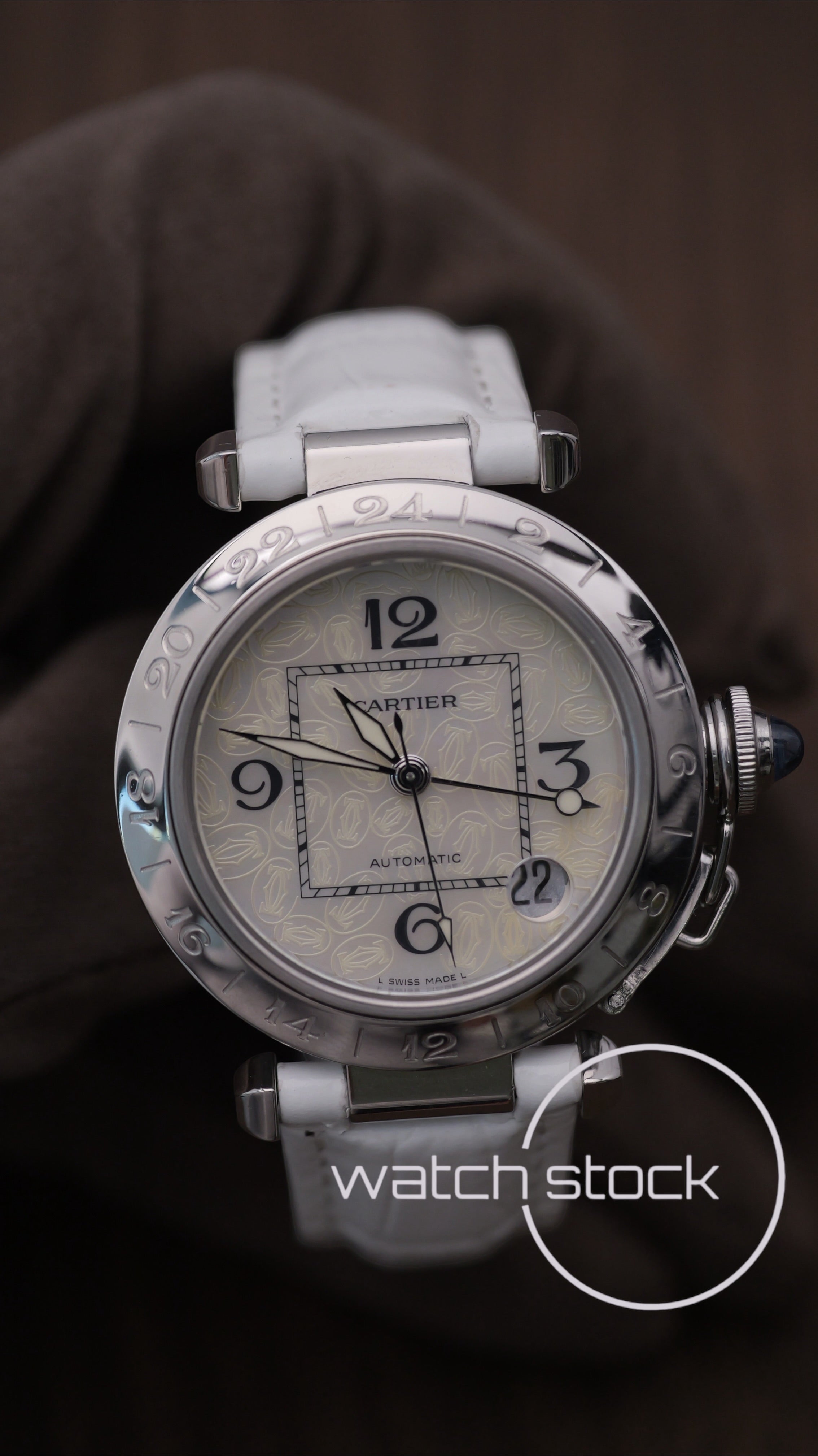 Cartier Pasha ref. 2377 MOP Dial Edizione Speciale Natale 2004