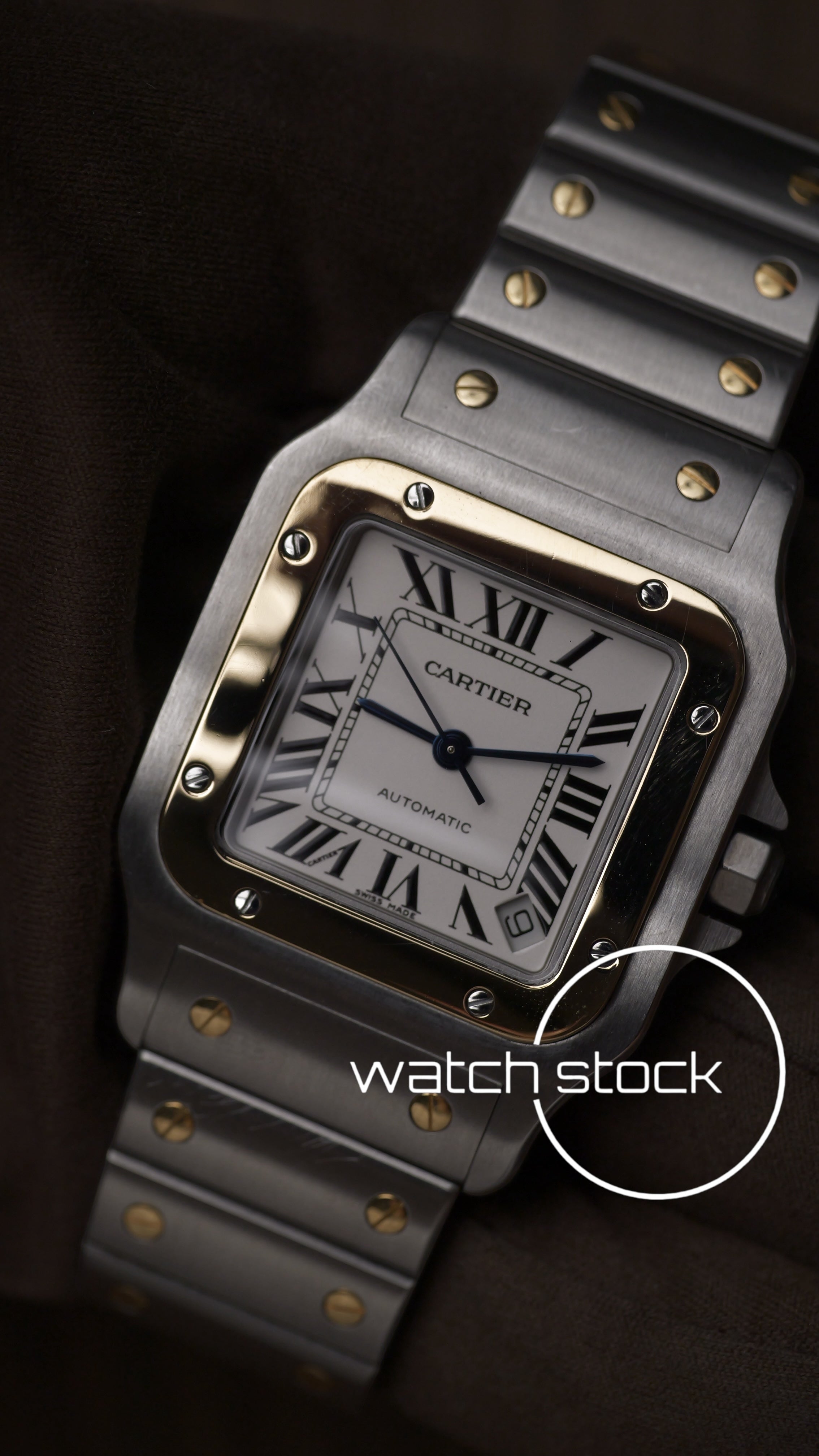 Cartier santos galbee XL gold steal ref.2823 Automatic 32x45mm