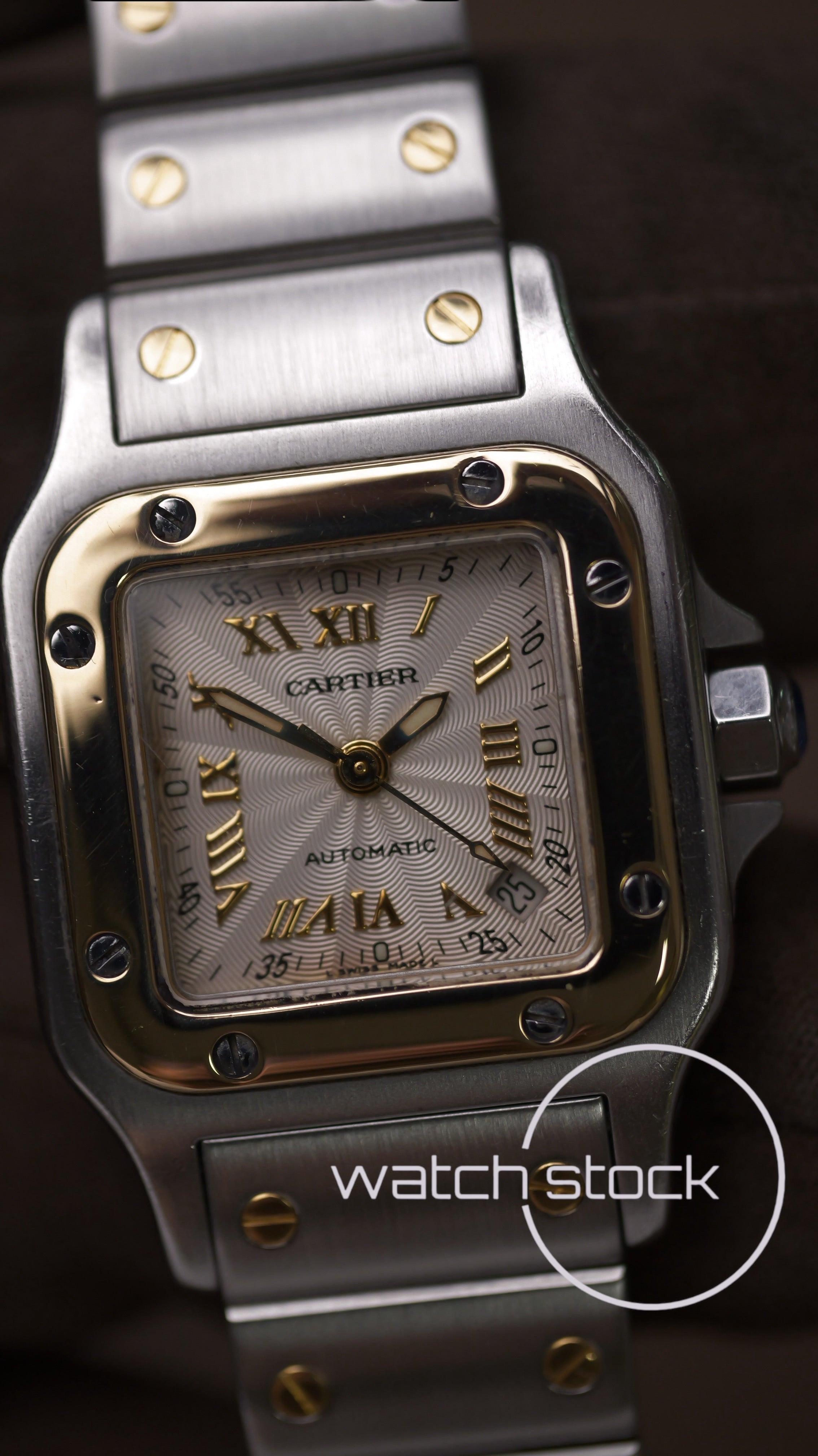 Cartier santos galbee Automatic 24x35mm ref.2423 must de santos