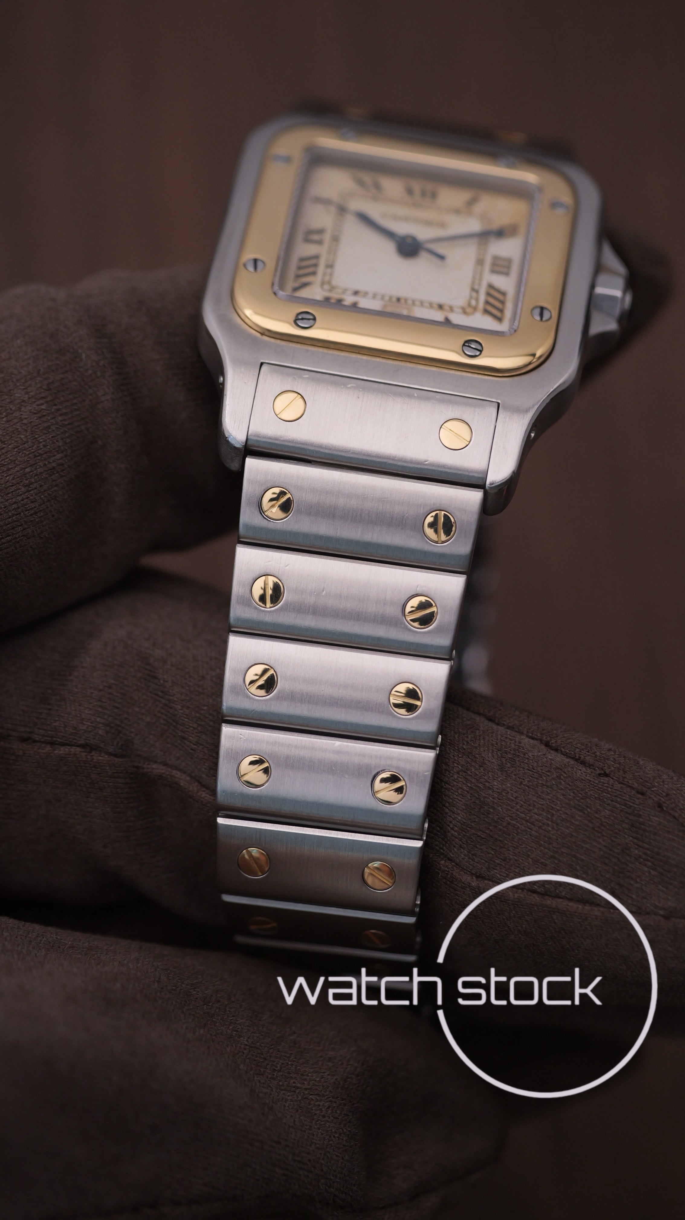 Cartier santos galbee Tropical dial 29x41mm Ref. 187901