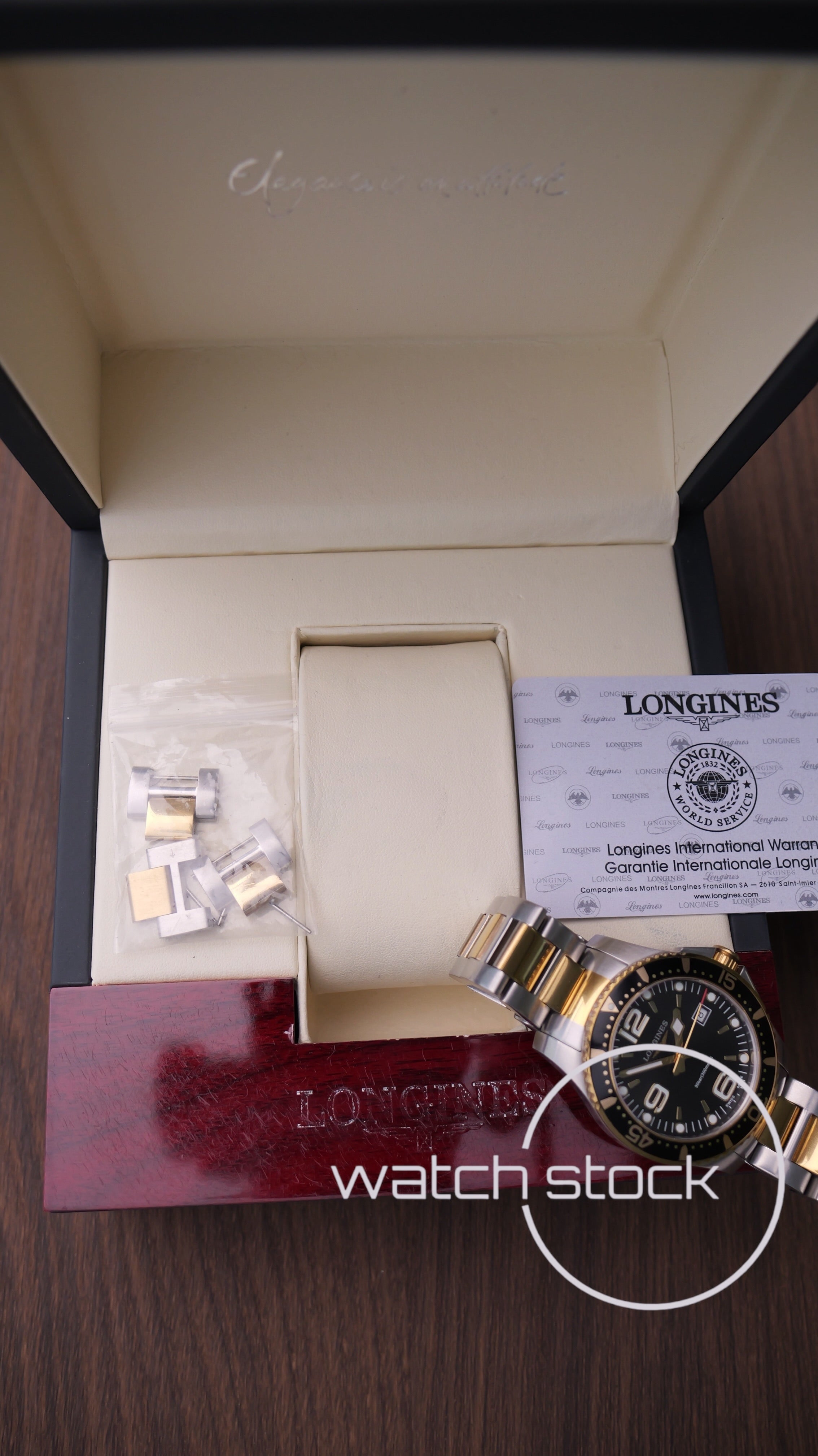Longines conquest quartz 40mm ref L.3.640.3 full set 2015