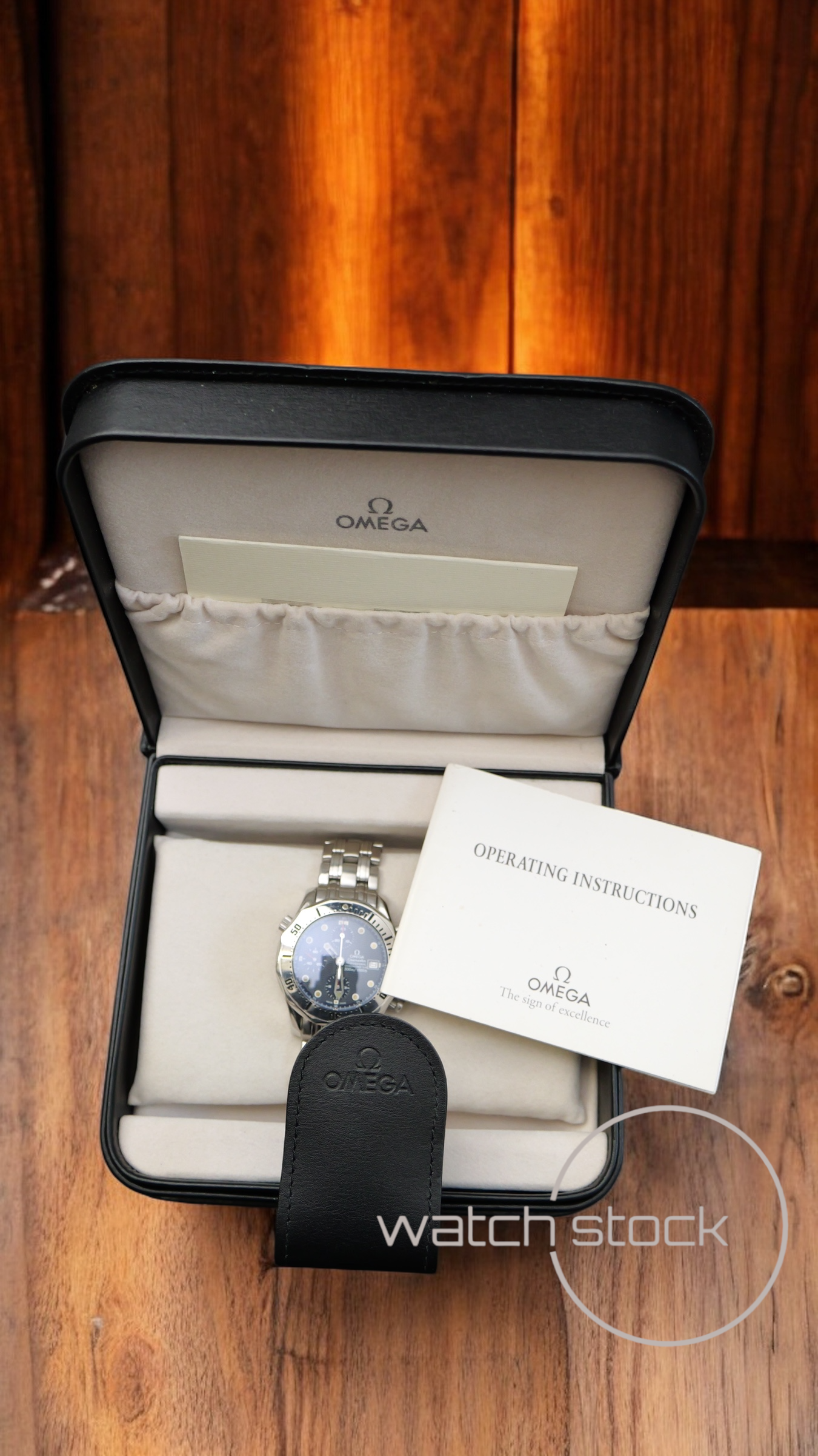 Omega seamaster 300m Chrono 41mm ref.178.0504 blue Revisionato