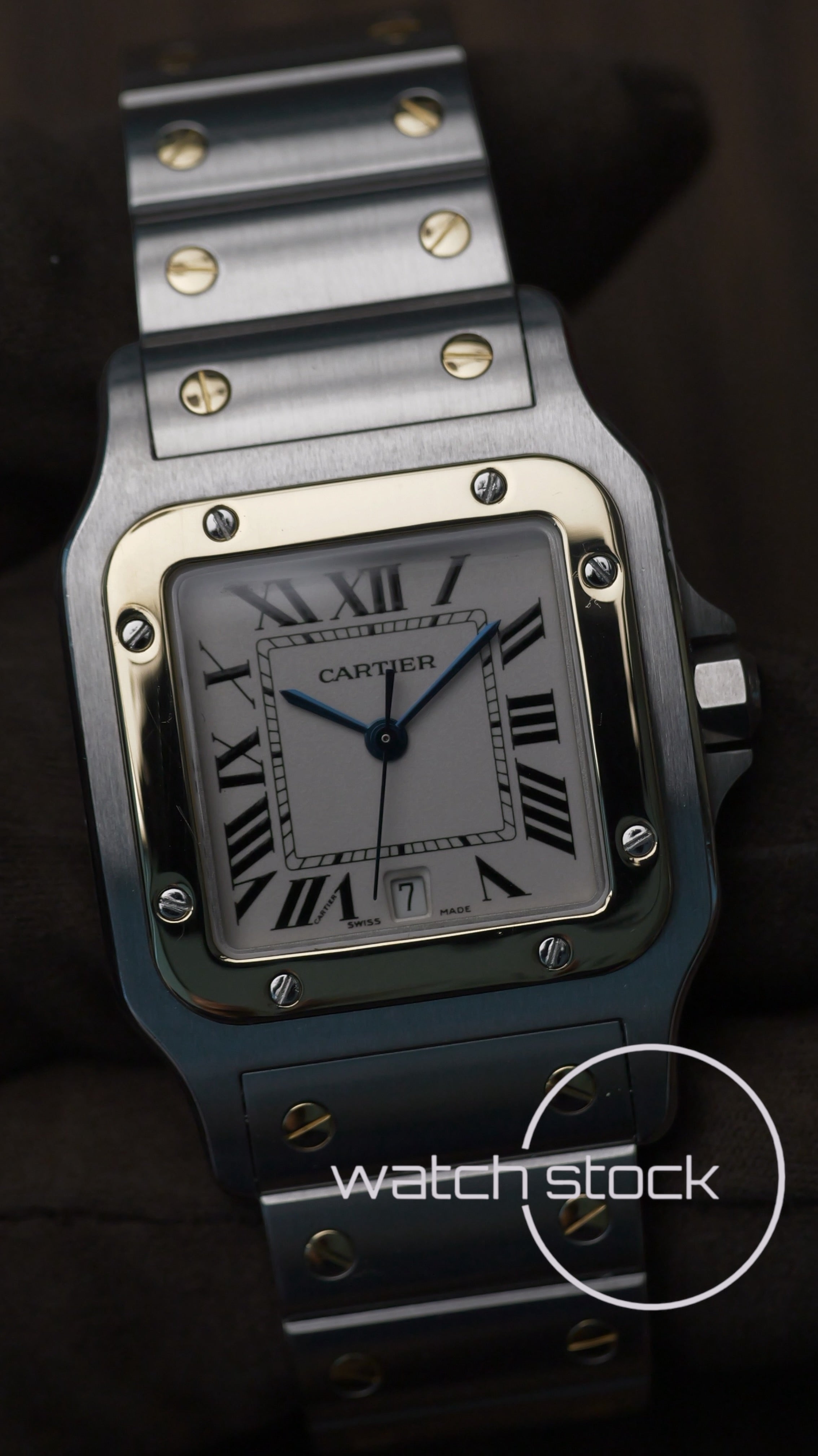 Cartier santos galbee 29x41mm Ref. 1566 Full Set
