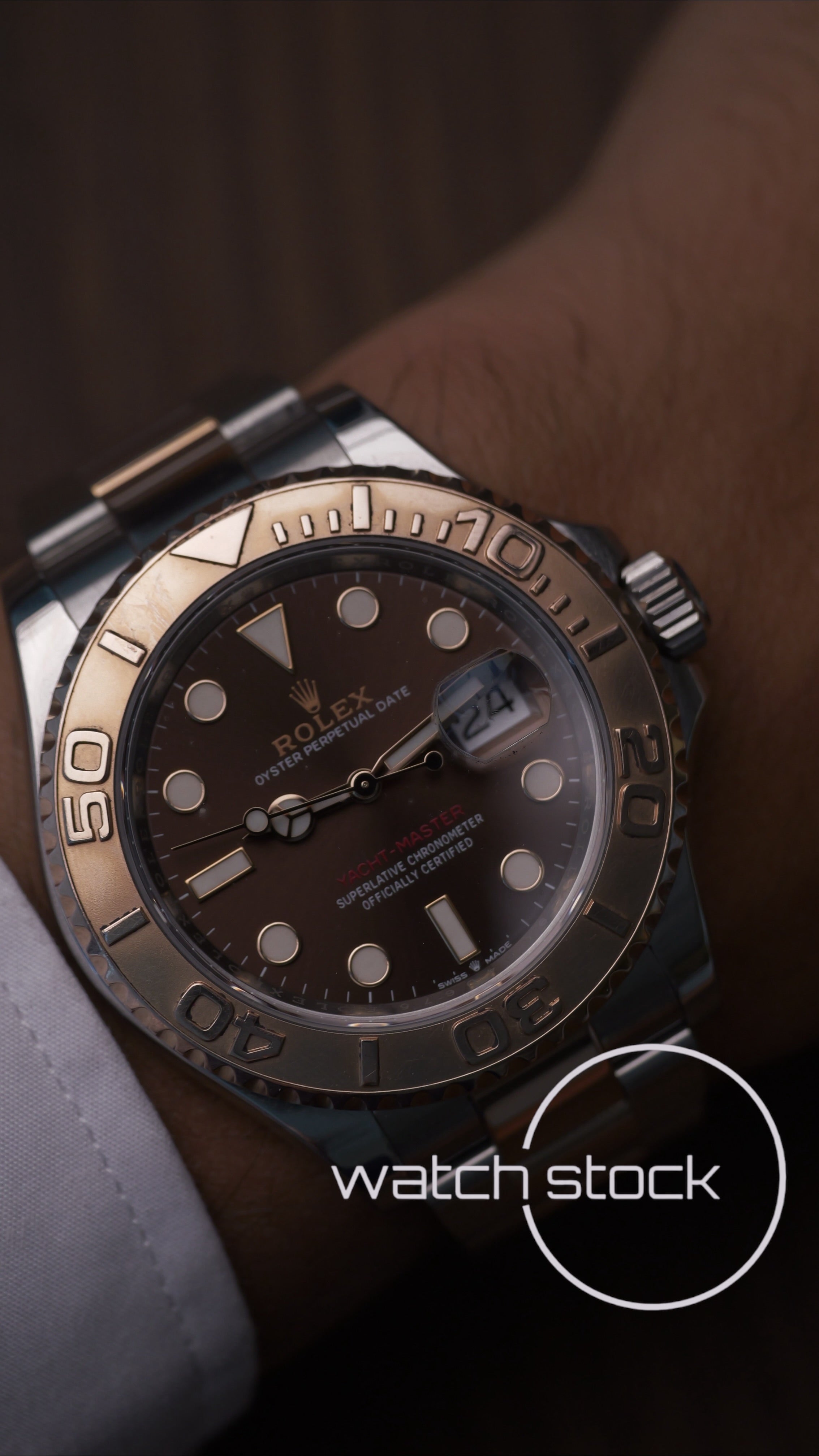 Rolex Yacht Master chocolate rose gold 40mm 2021 ref: 126620