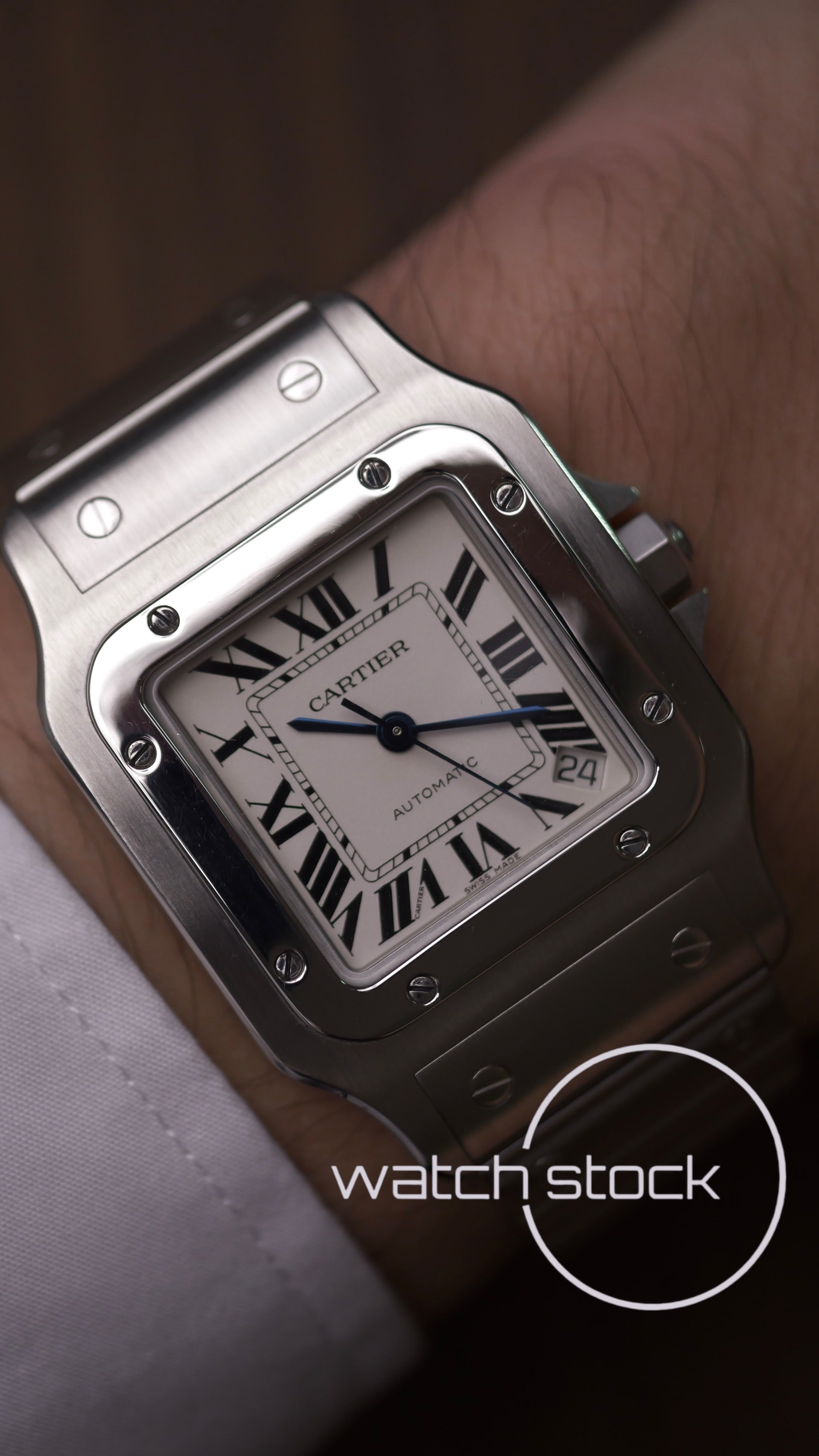 Cartier santos Galbee XL FULL SET ref.2823 Automatic 32x45mm