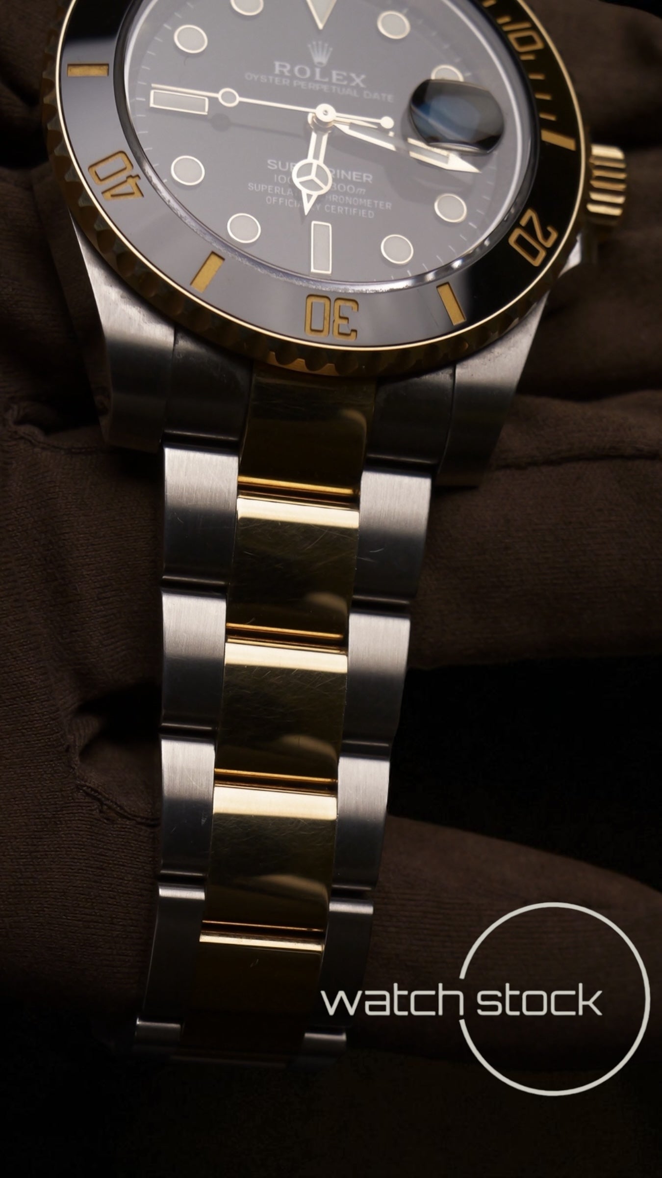 Rolex submariner data 41mm ref.116613LN two-tone 2020