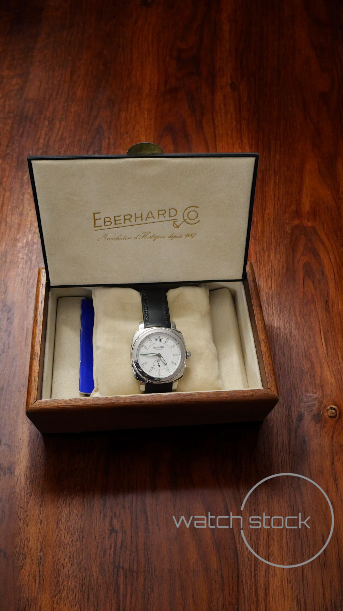 Eberhard & co. Boucaneir grande date ref. 0524 automatic FULL SET 40mm