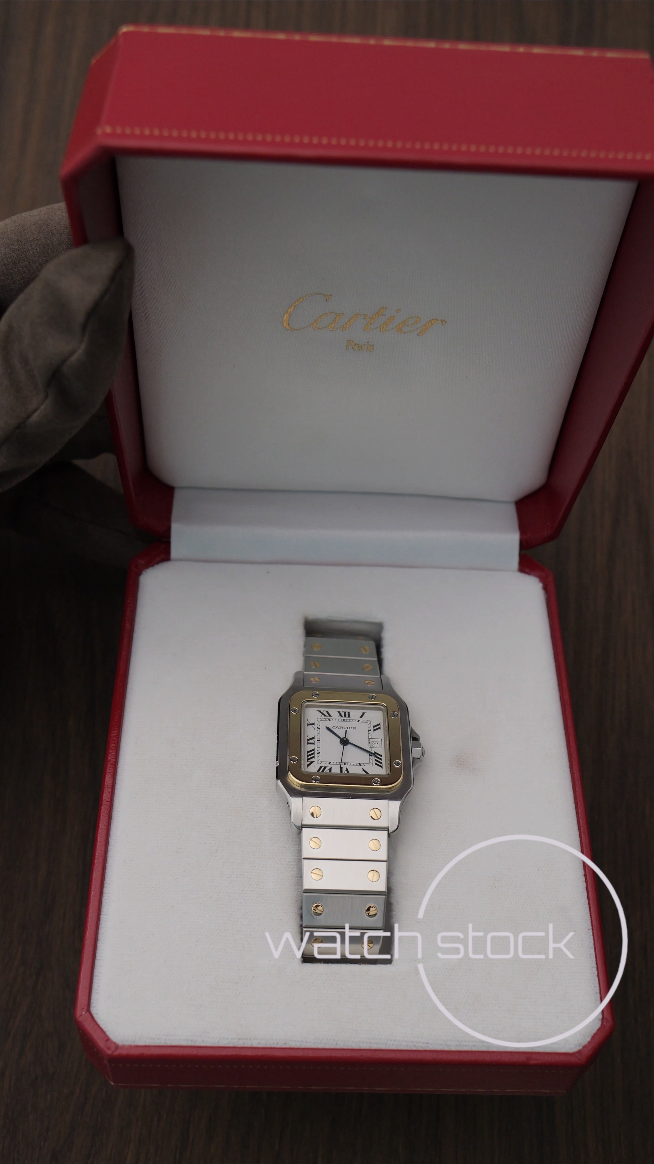 Cartier santos carré ref.2961 Automatic vintage 29x41mm