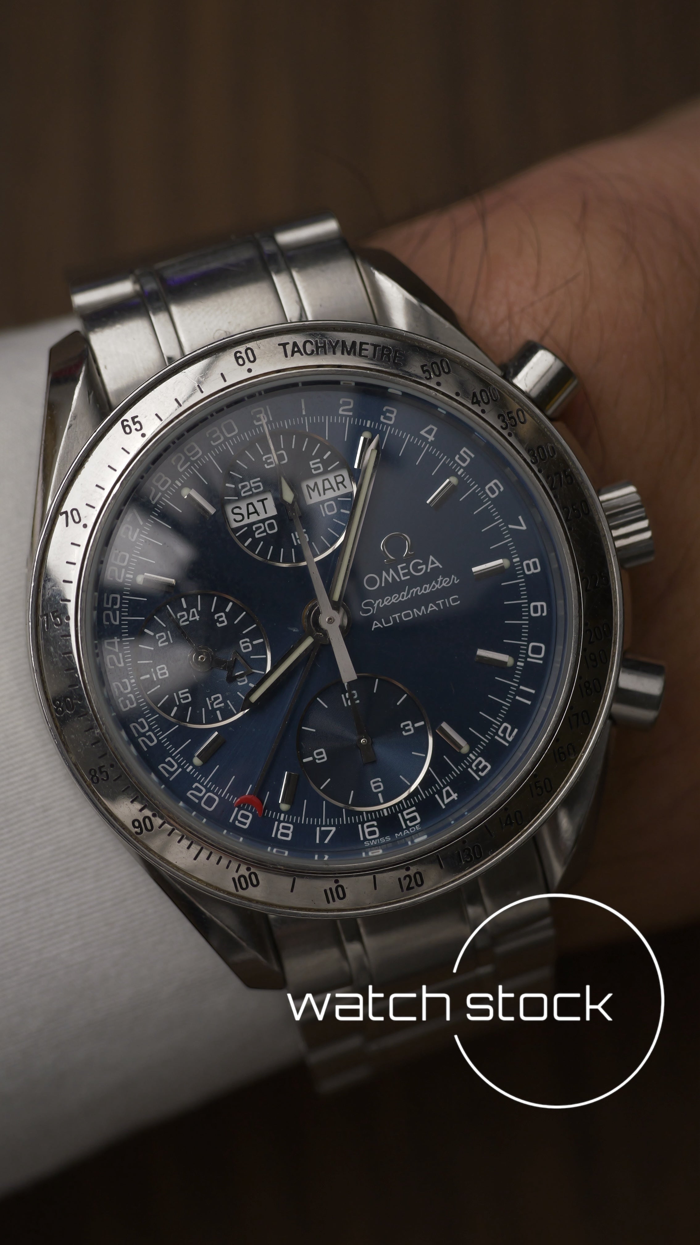 Omega speedmaster triple date 39mm APPENA REVISIONATO Ref. 175.0054 automatic