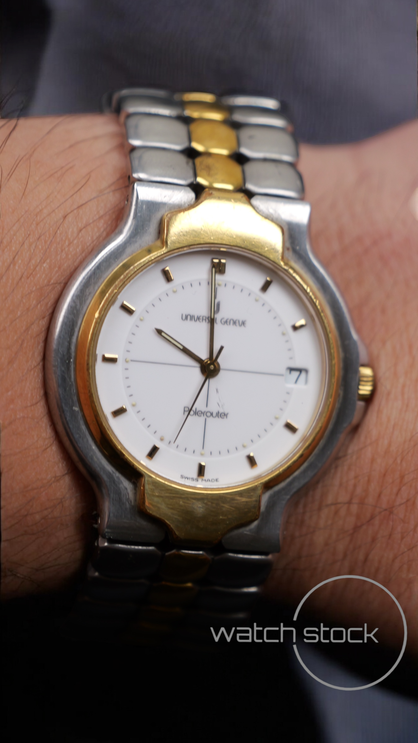 Universal geneve polerouter vintage Dress Watch unisex 34mm