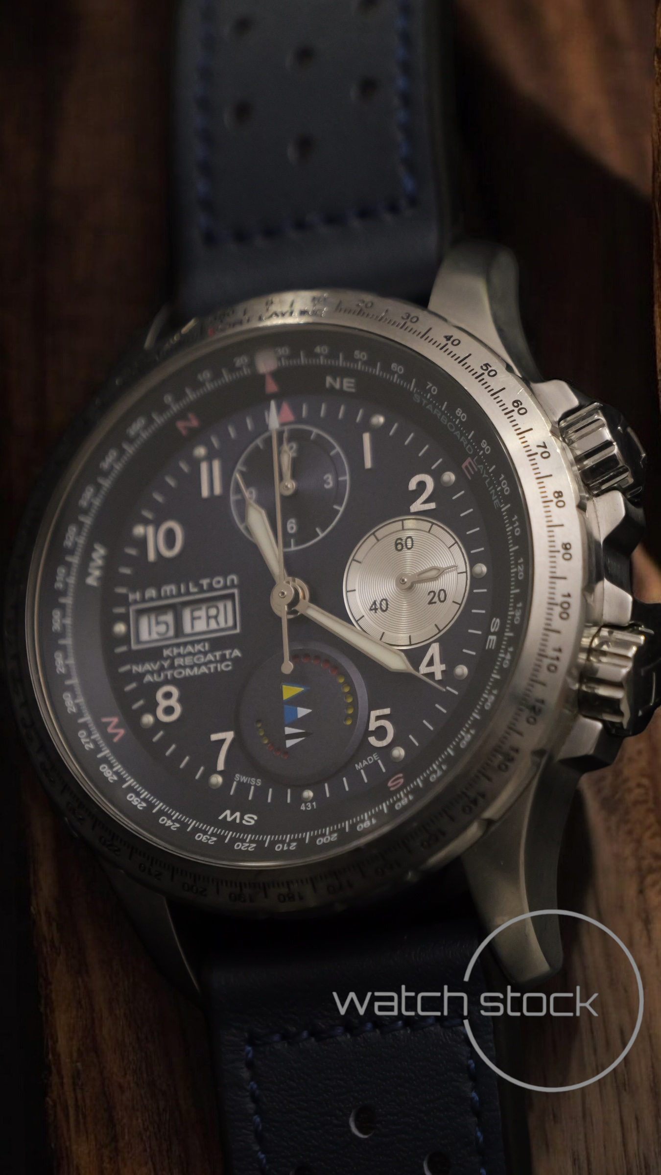 Hamilton khaki navy regatta automatic 43mm