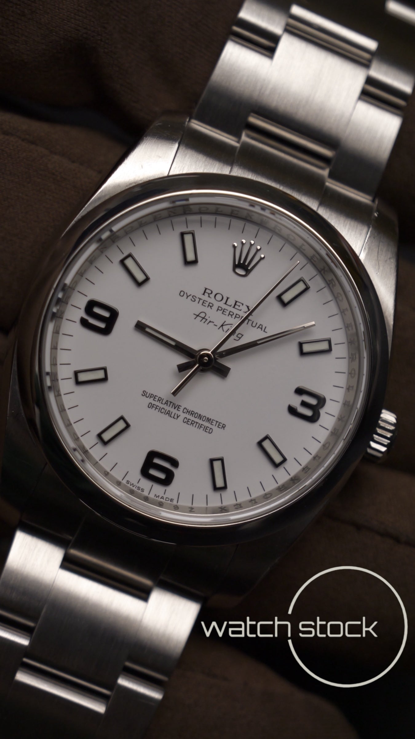 Rolex oyster perpetual air king 36mm ref:114200