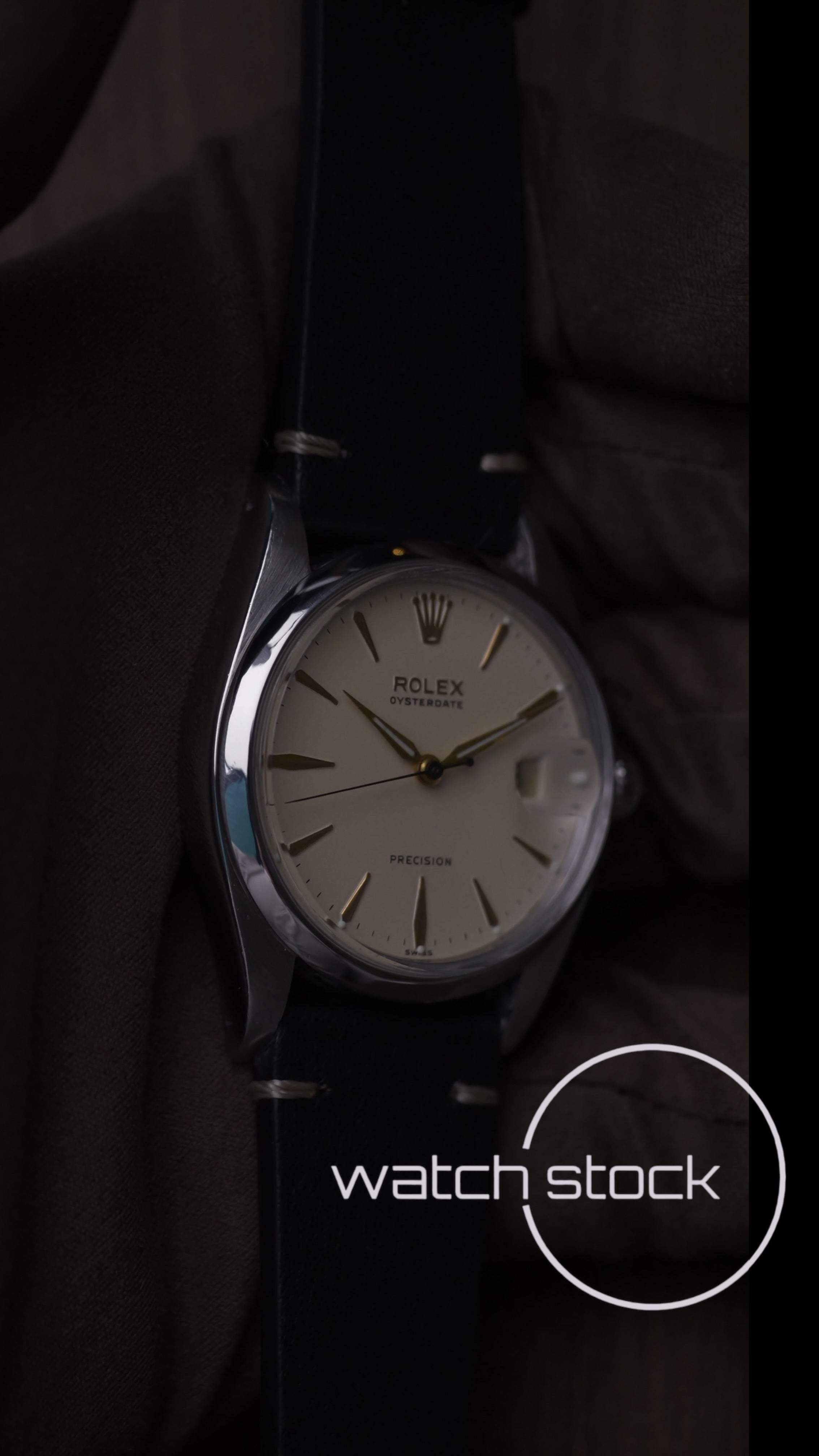Rolex precision 1978 34mm ref.6694 Grey Dial