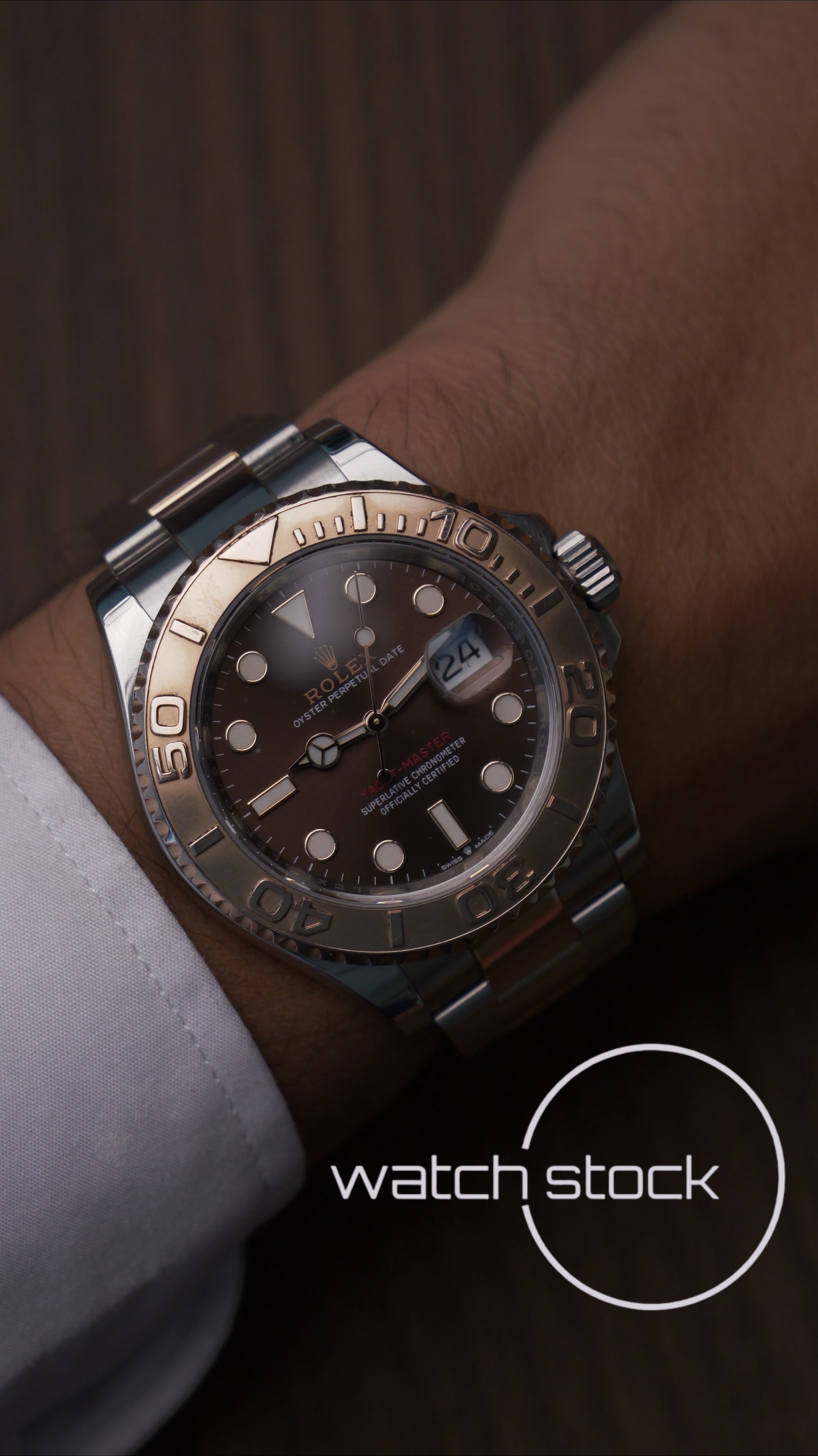 Rolex Yacht Master chocolate rose gold 40mm 2020 ref: 126620