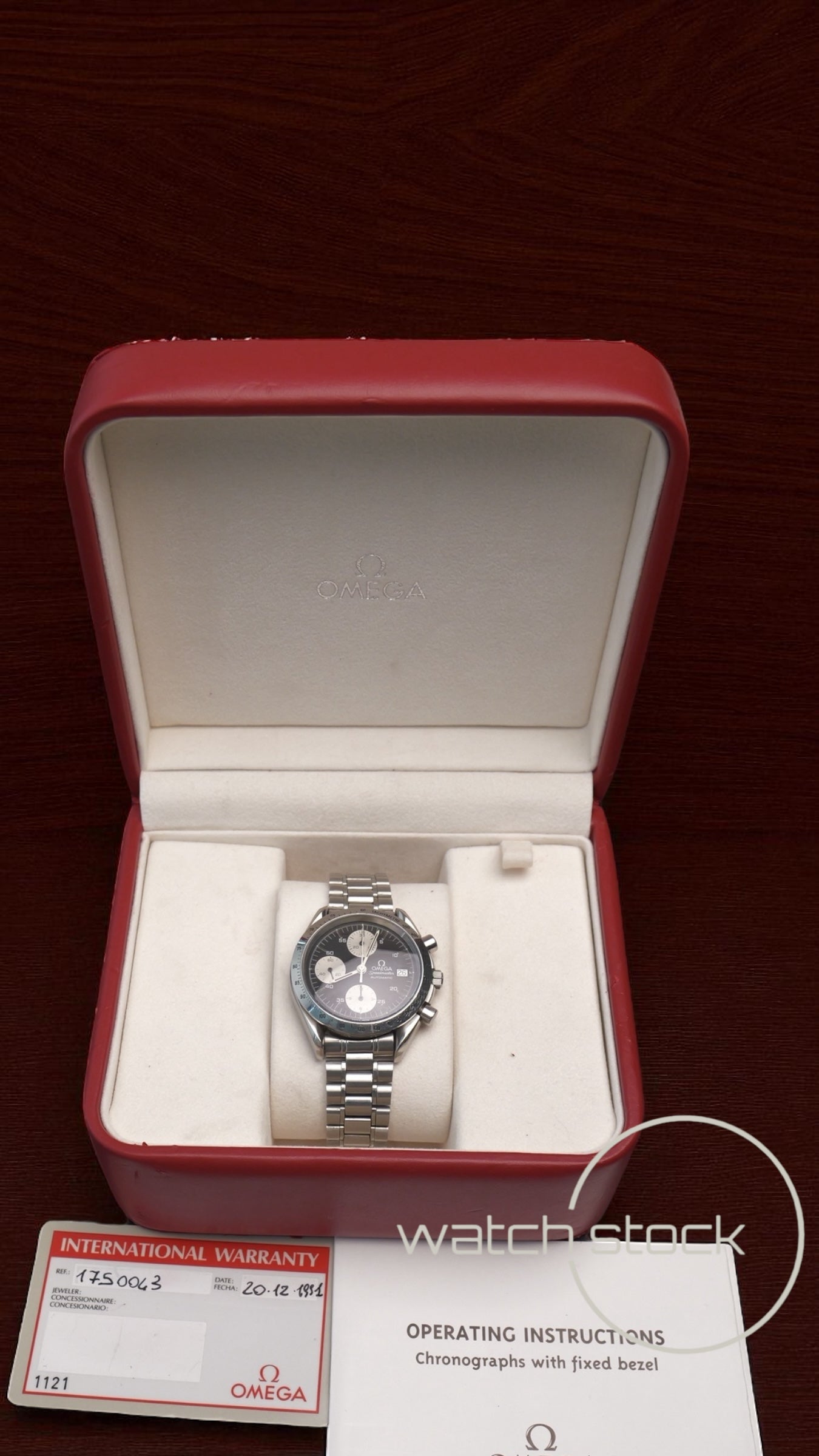 Omega speedmaster date panda 39mm Ref. 3511.50 FULL SET automatic