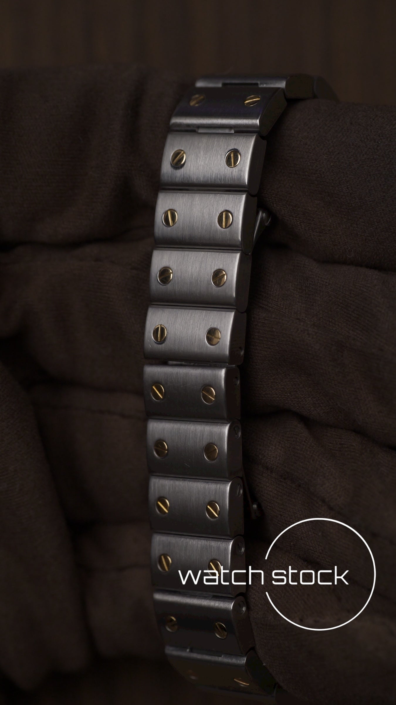 Cartier santos galbee lady quartz 24x35mm ref.1565