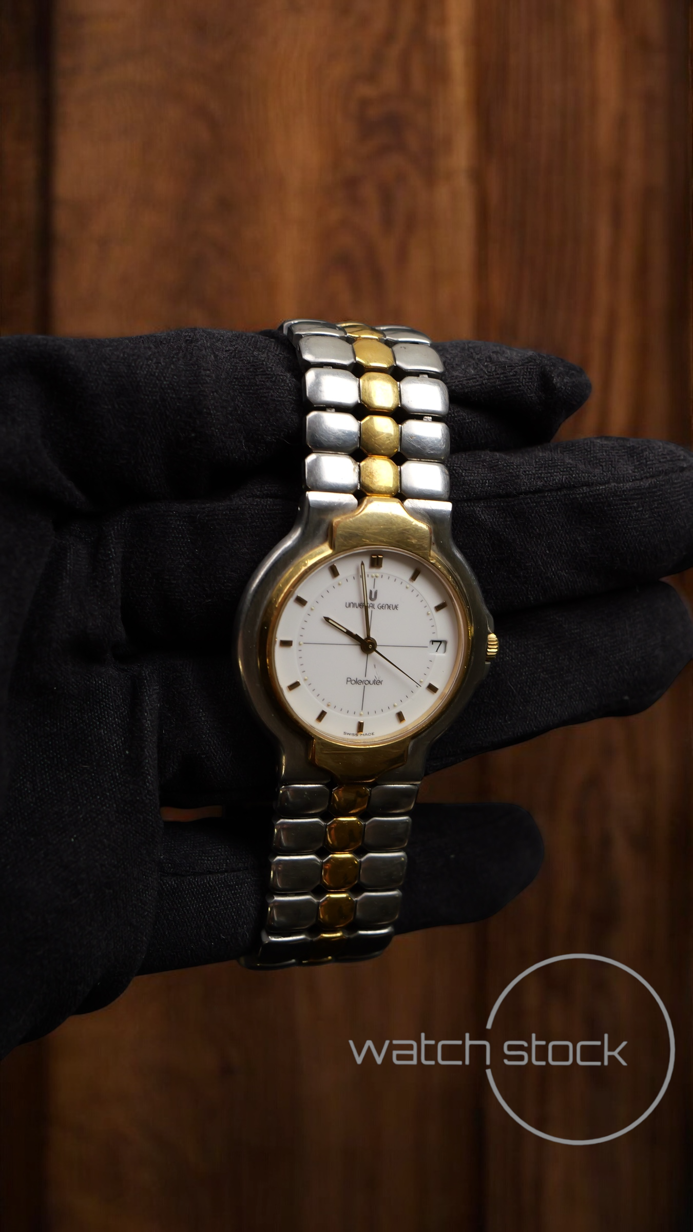 Universal geneve polerouter vintage Dress Watch unisex 34mm