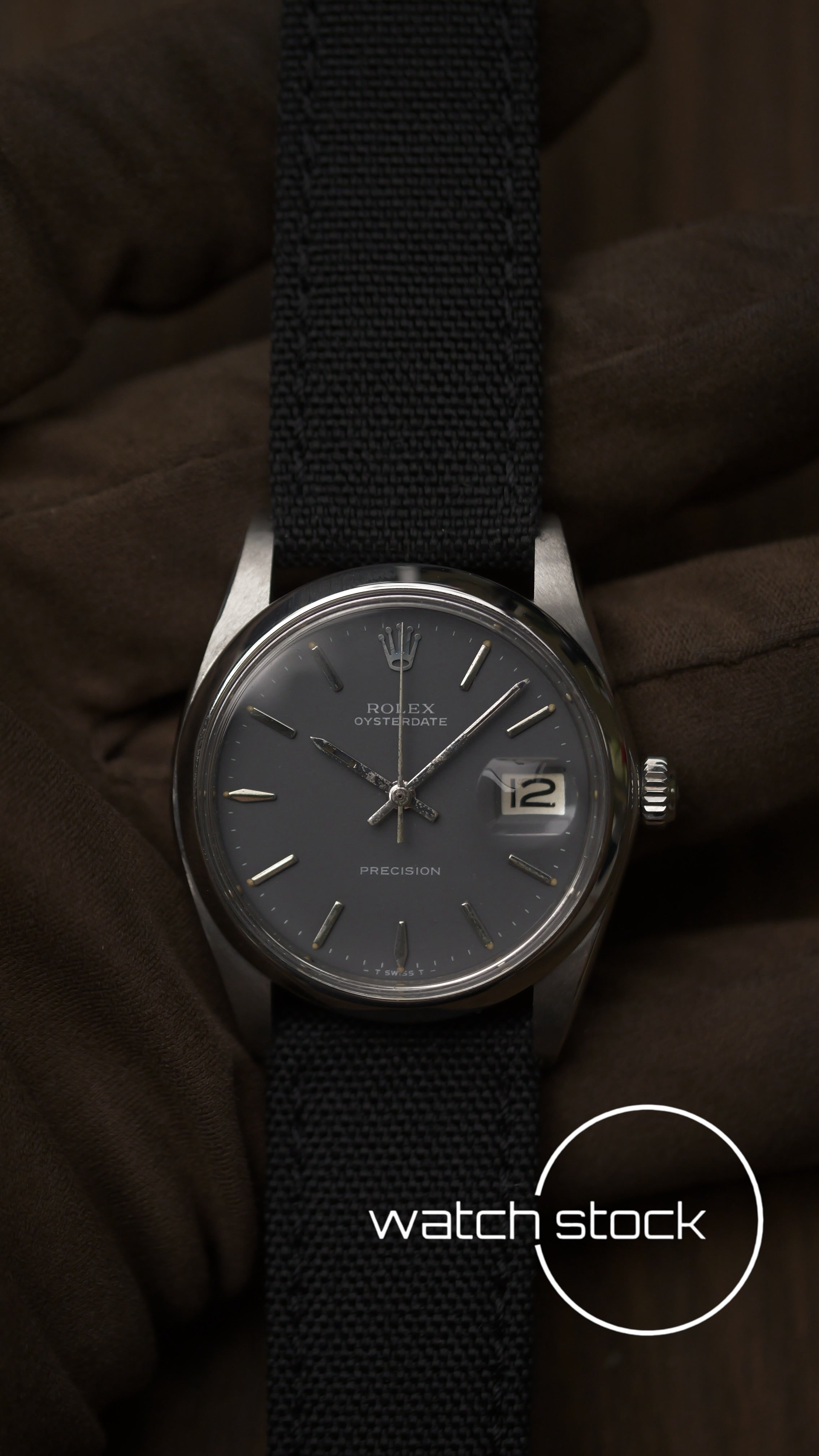 Rolex precision 34mm ref.6694 Grey Dial