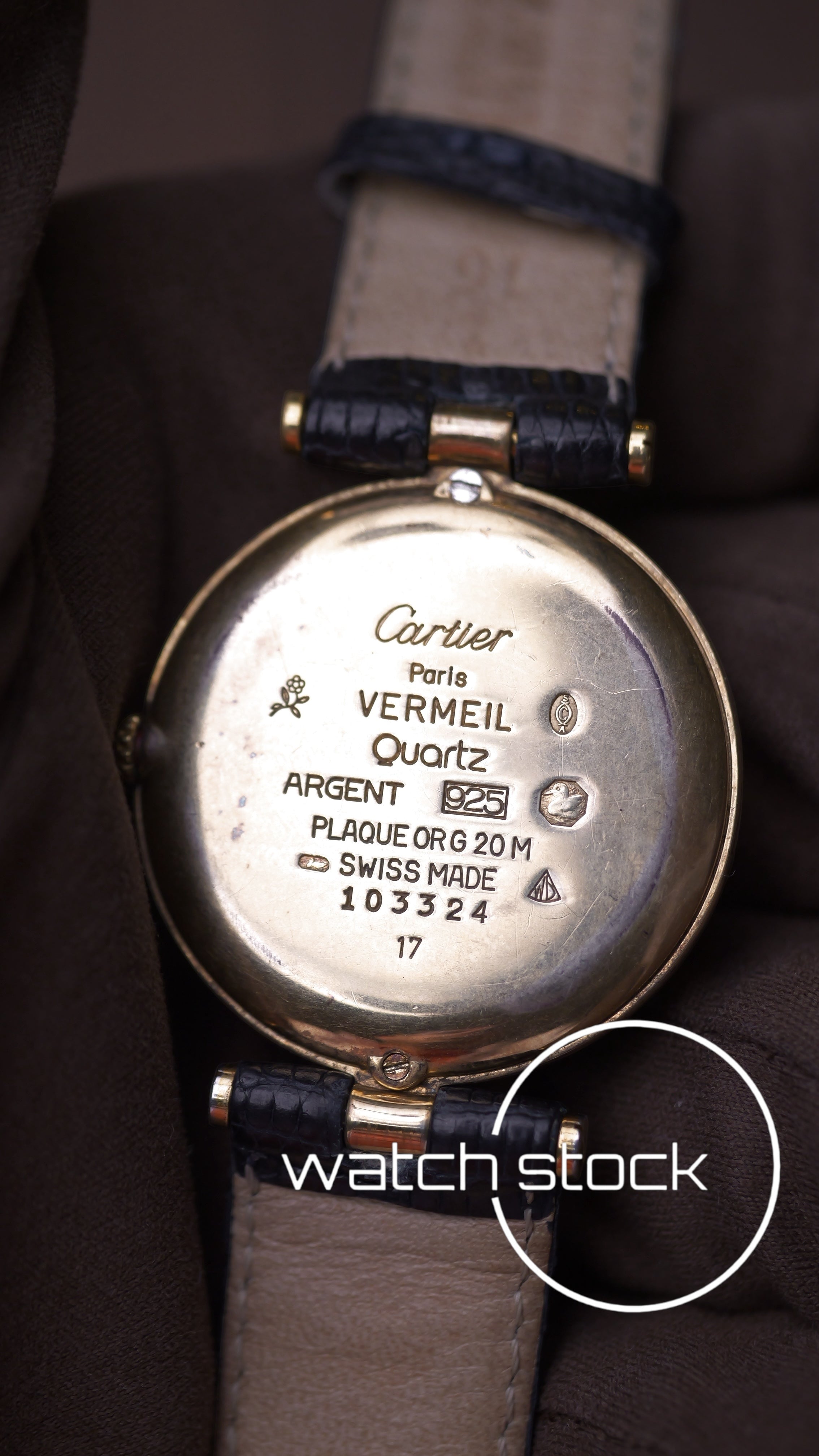 Cartier Vendome roman numbers dial anno 1990
