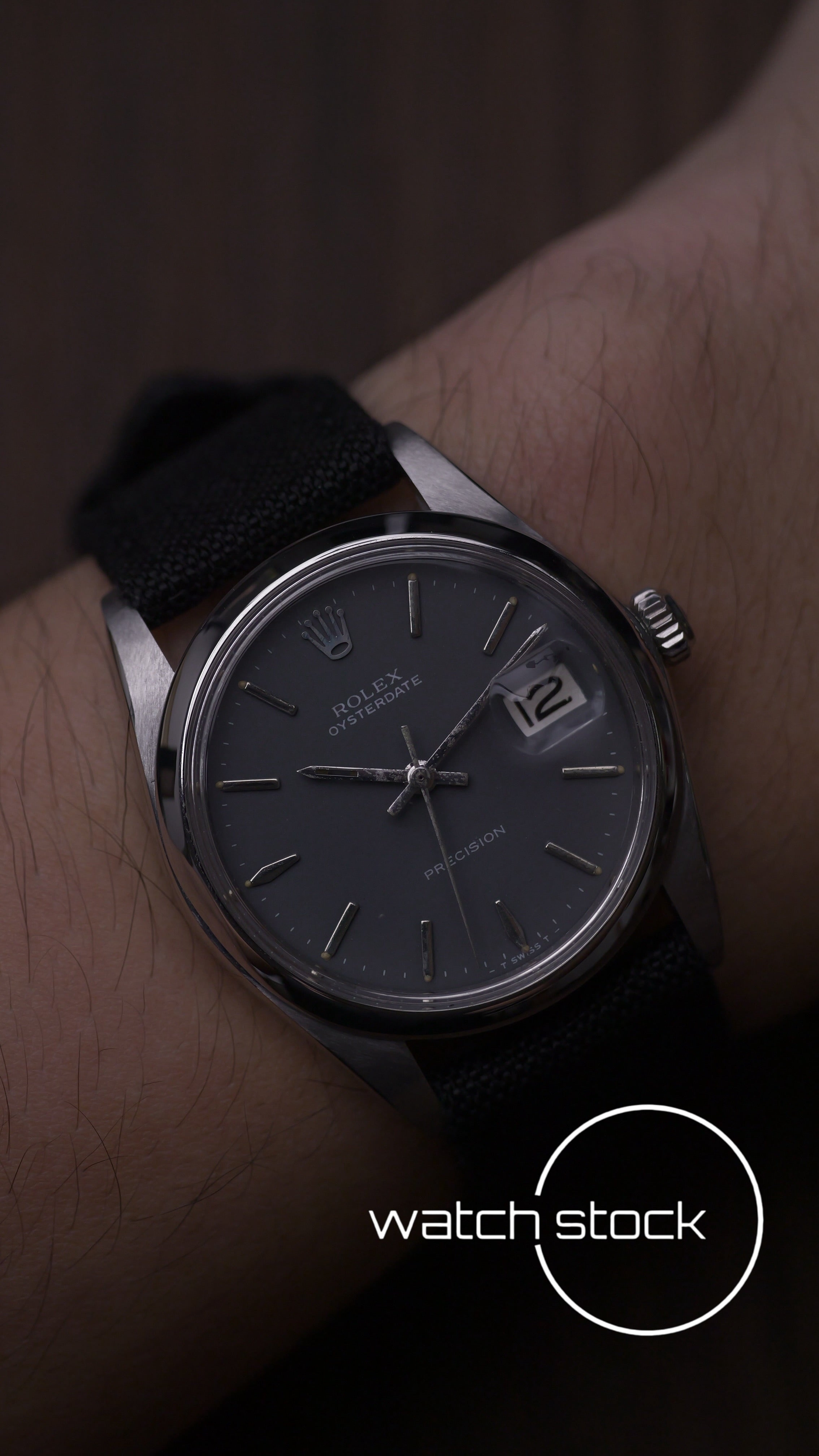 Rolex precision 34mm ref.6694 Grey Dial