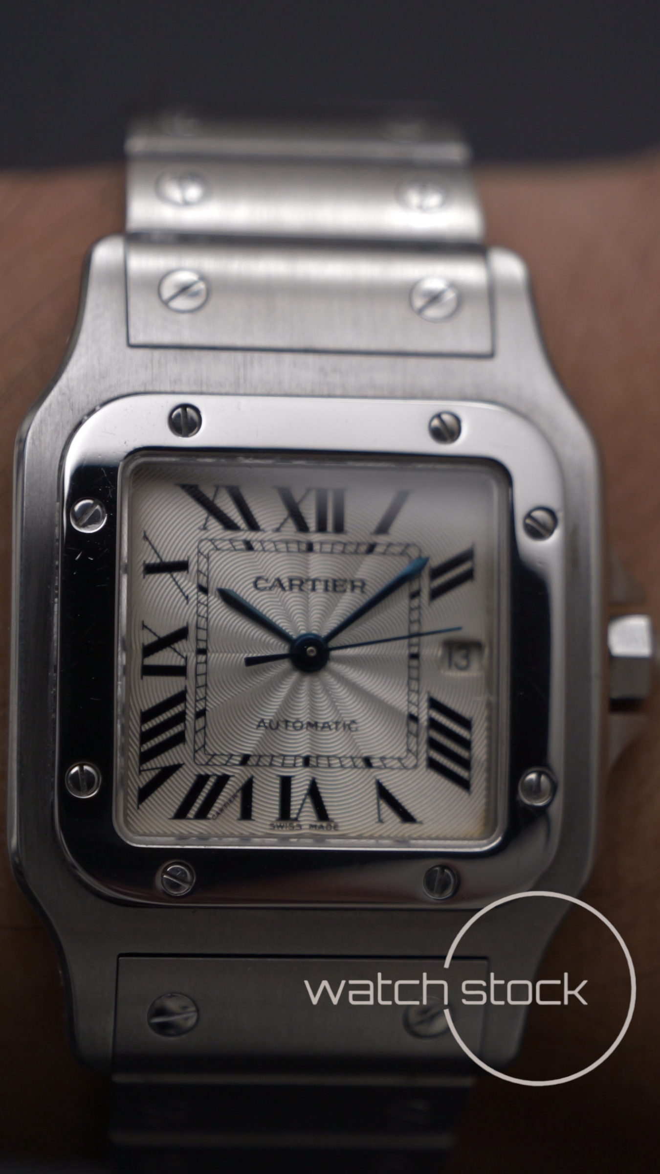 Cartier-santos-galbee-automatic-29mm watch-stock