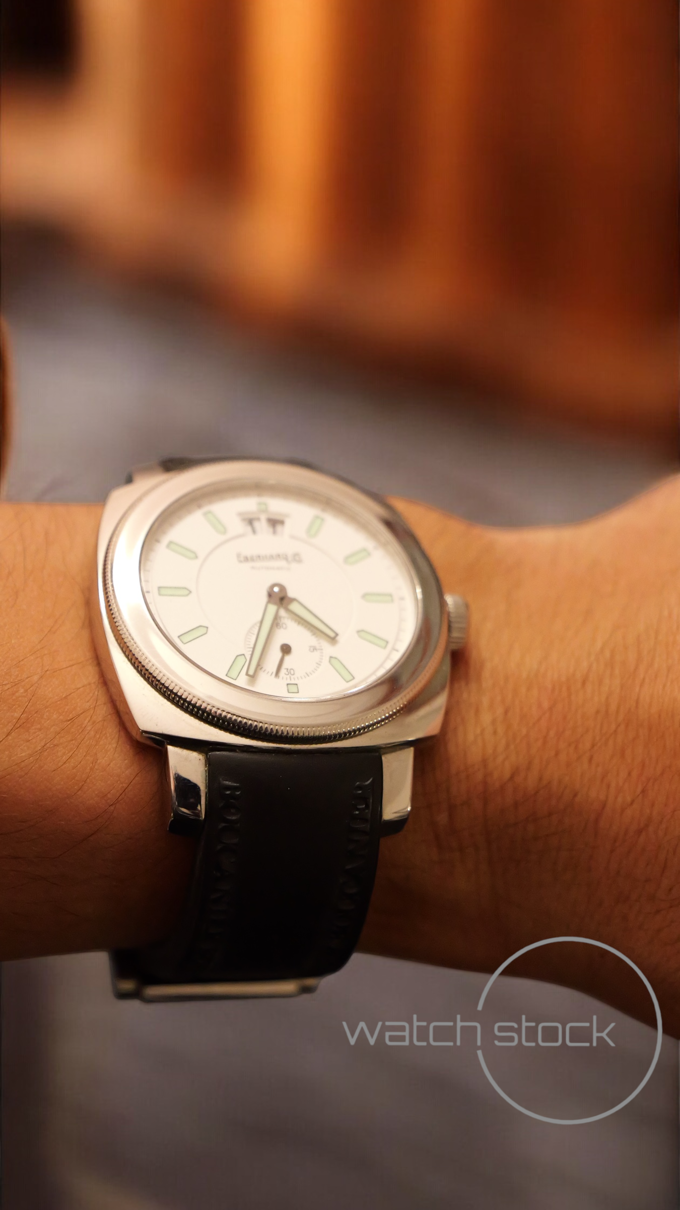 Eberhard & co. Boucaneir grande date ref. 0524 automatic FULL SET 40mm