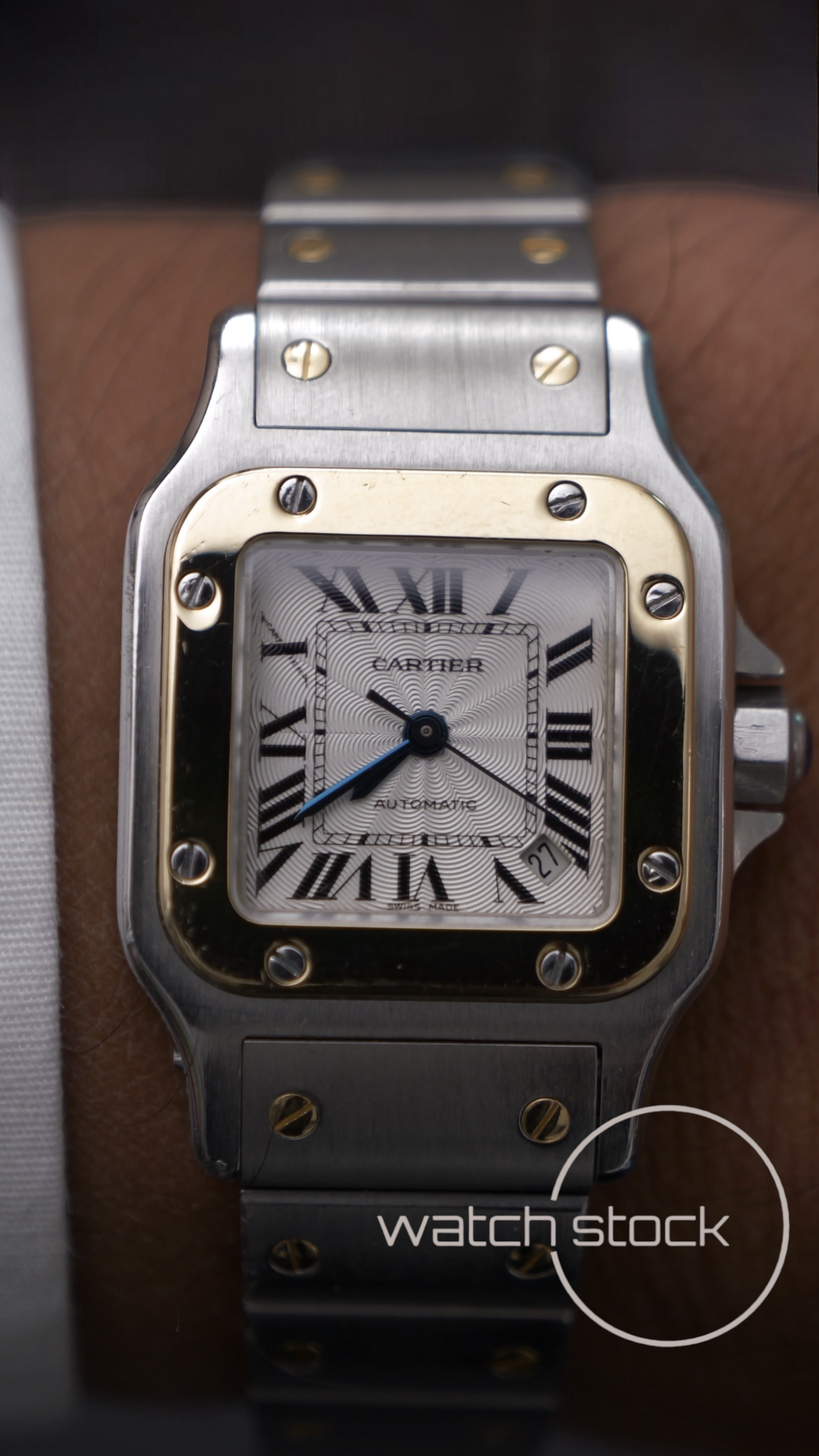 Cartier santos galbee Automatic 24x35mm ref.2423 must de santos