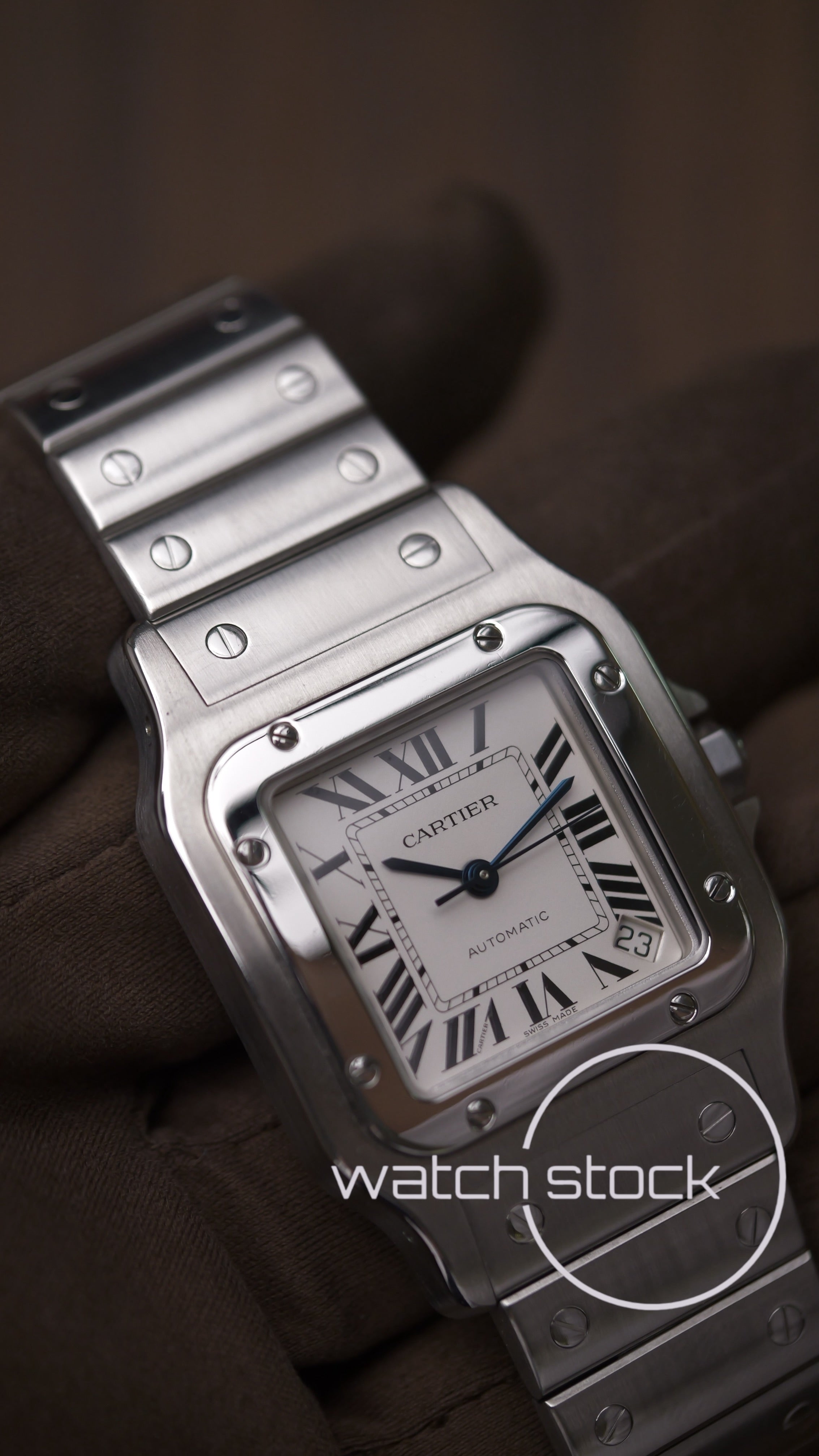Cartier santos Galbee XL FULL SET ref.2823 Automatic 32x45mm