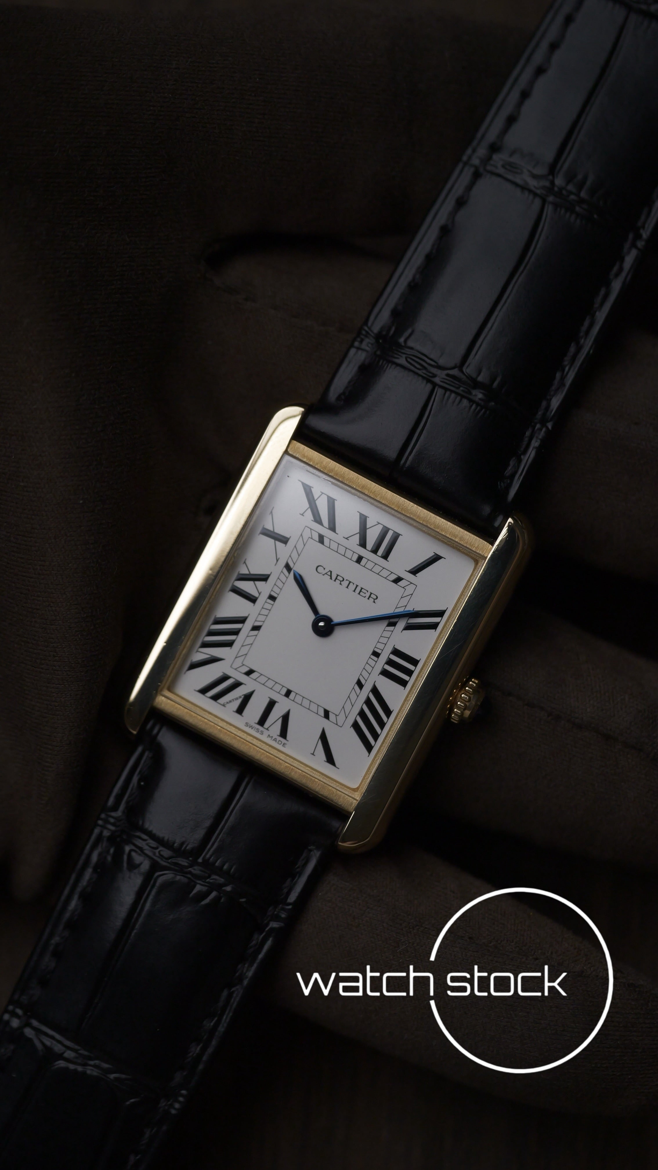 Cartier tank solo L 18K GOLD ref.3167 27x35mm quartz