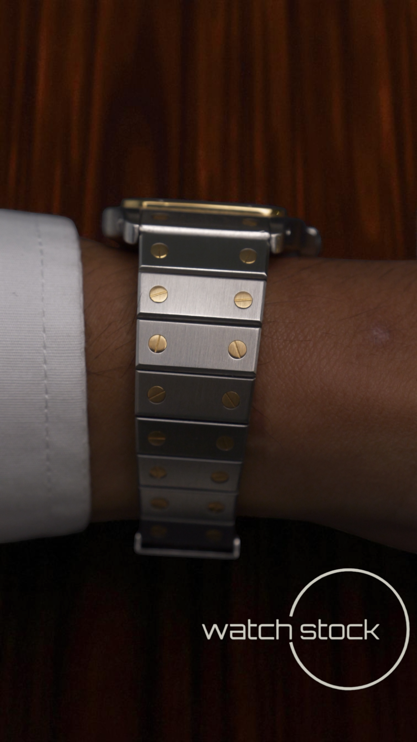 Cartier santos carré FULL SET 29x41mm santos de cartier 1172961 Automatic