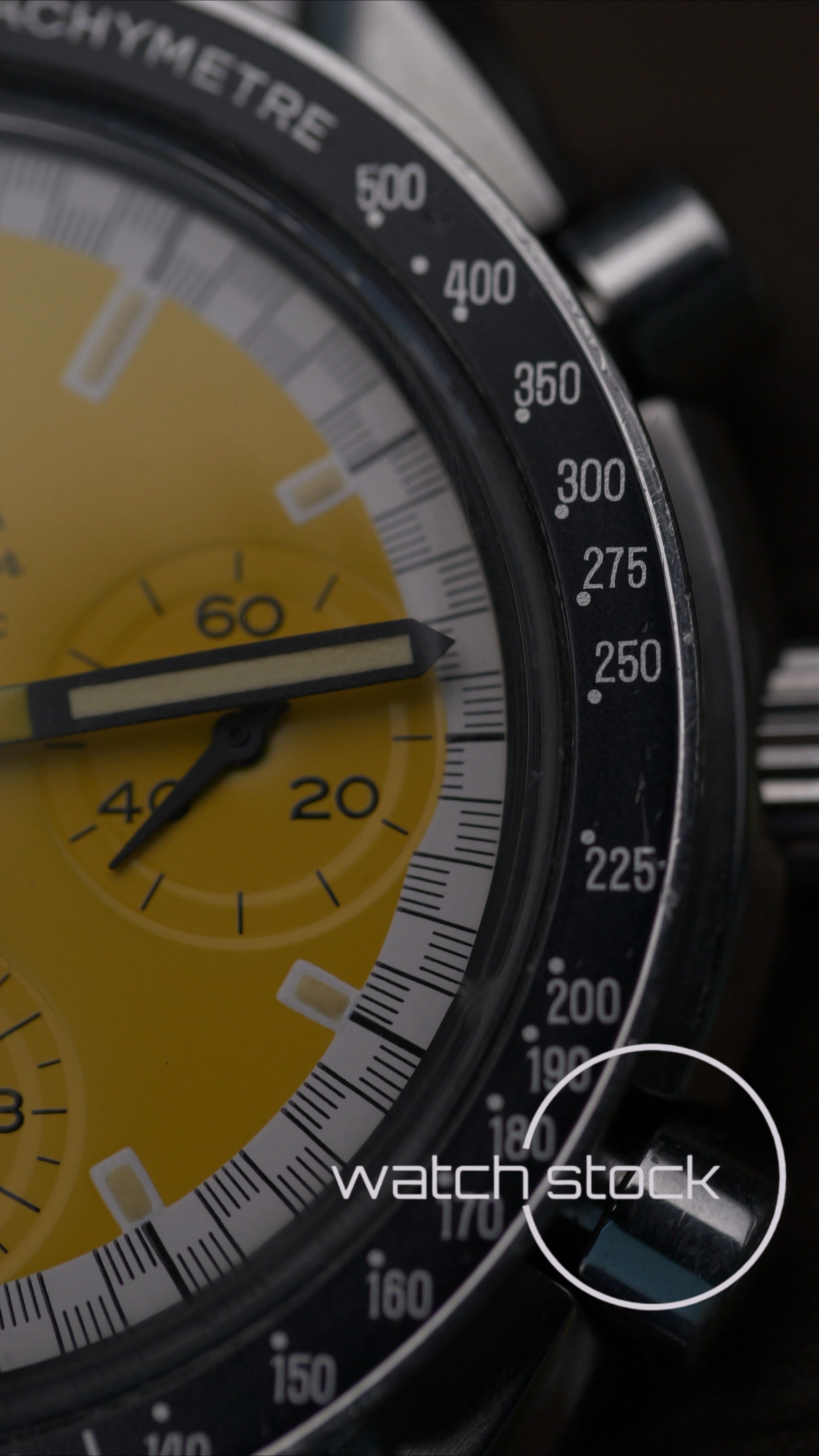 Omega speedmaster Schumacher yellow reduced ref. 3510.50 39mm automatic 1995