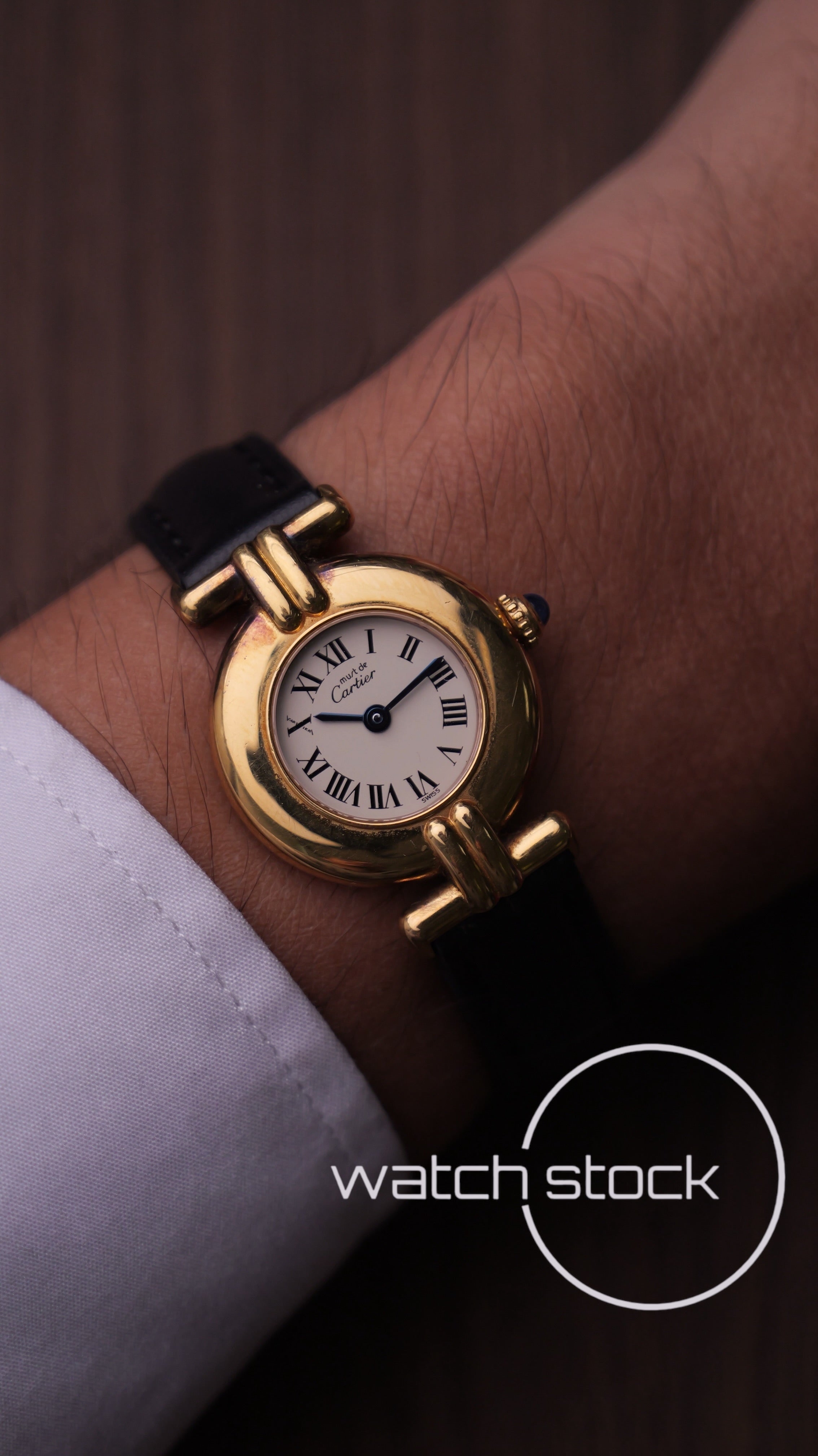Cartier colisee 24mm ref. 590002 White dial quartz