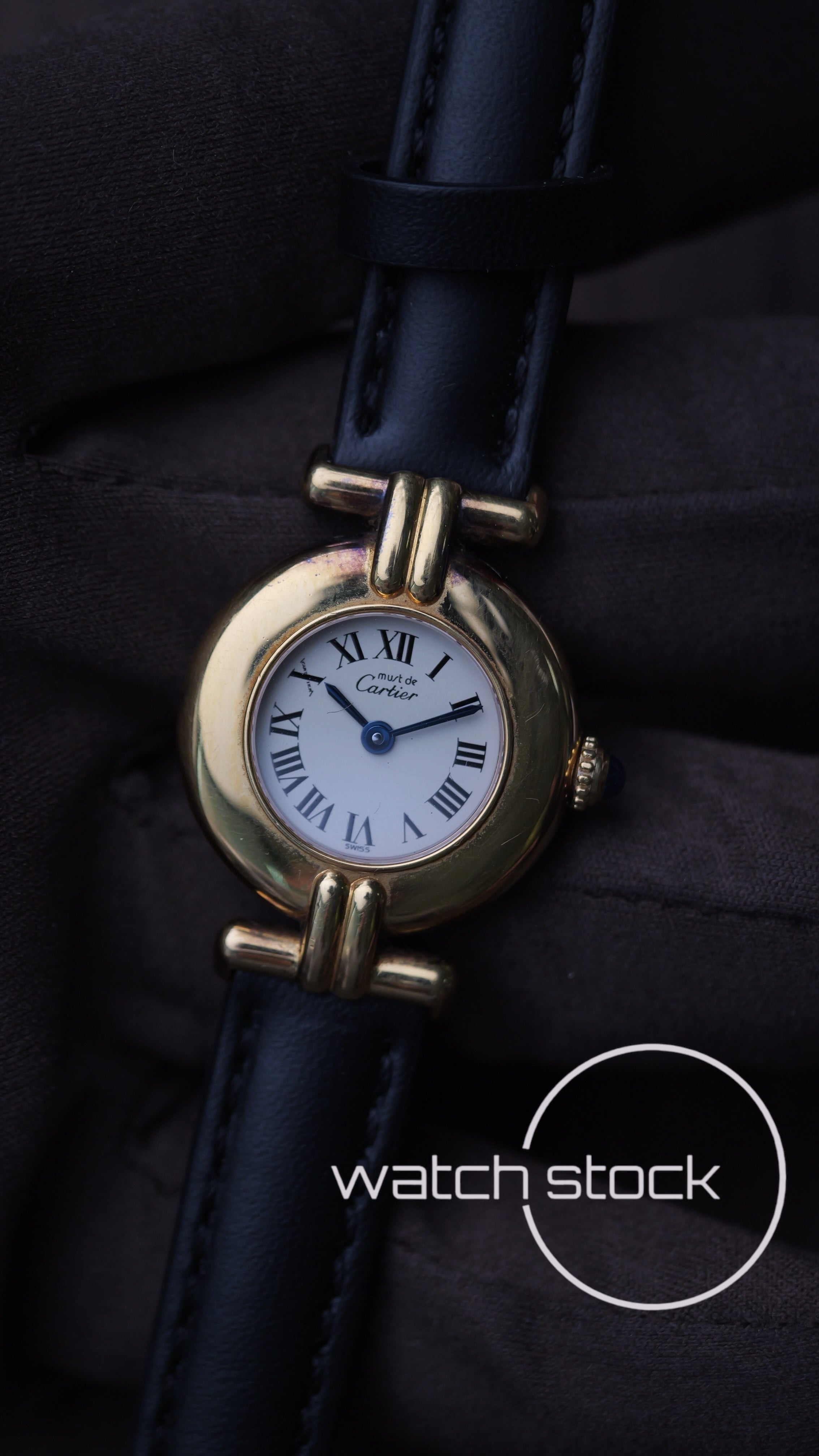 Cartier colisee 24mm ref. 590002 White dial quartz