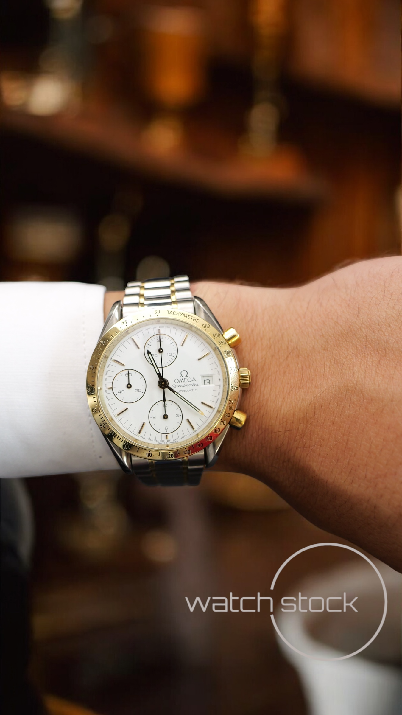 Omega speedmaster date FULL SET (39mm) condizioni eccezionali APPENA REVISIONATO Ref. 175.0043 automatic white dial