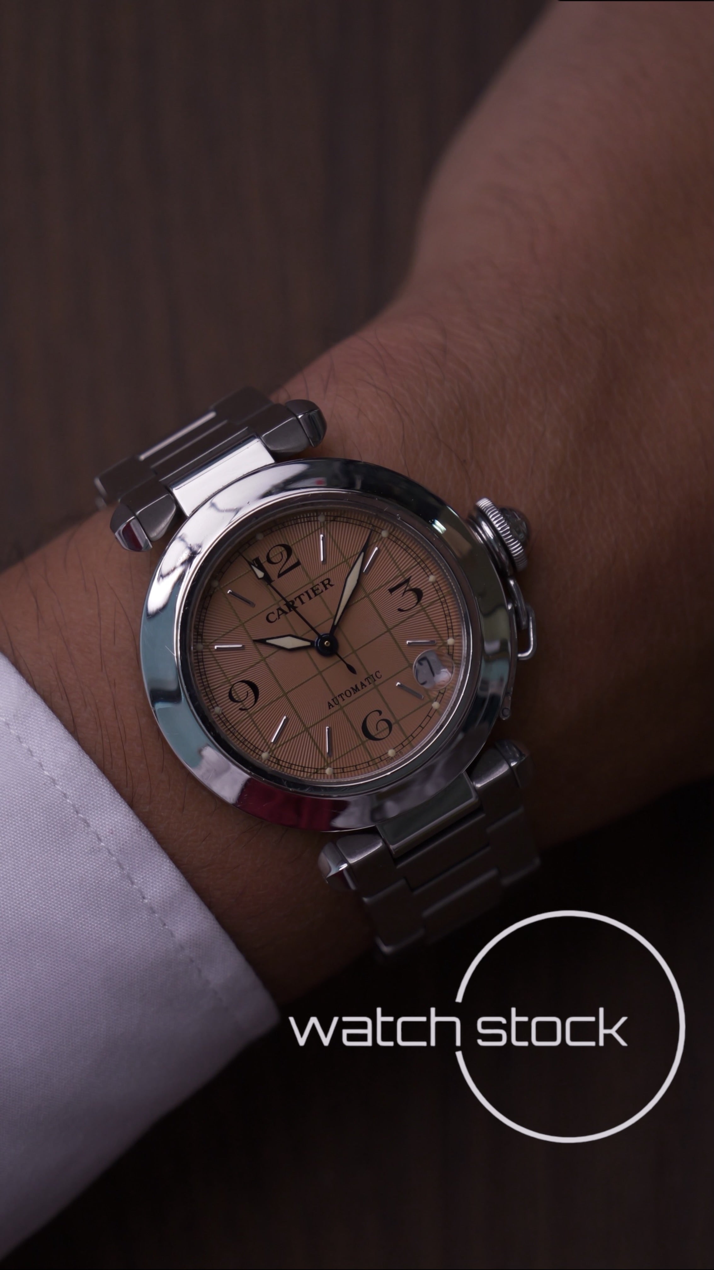 Cartier Pasha Automatic 35mm ref.2324 Salmon Dial