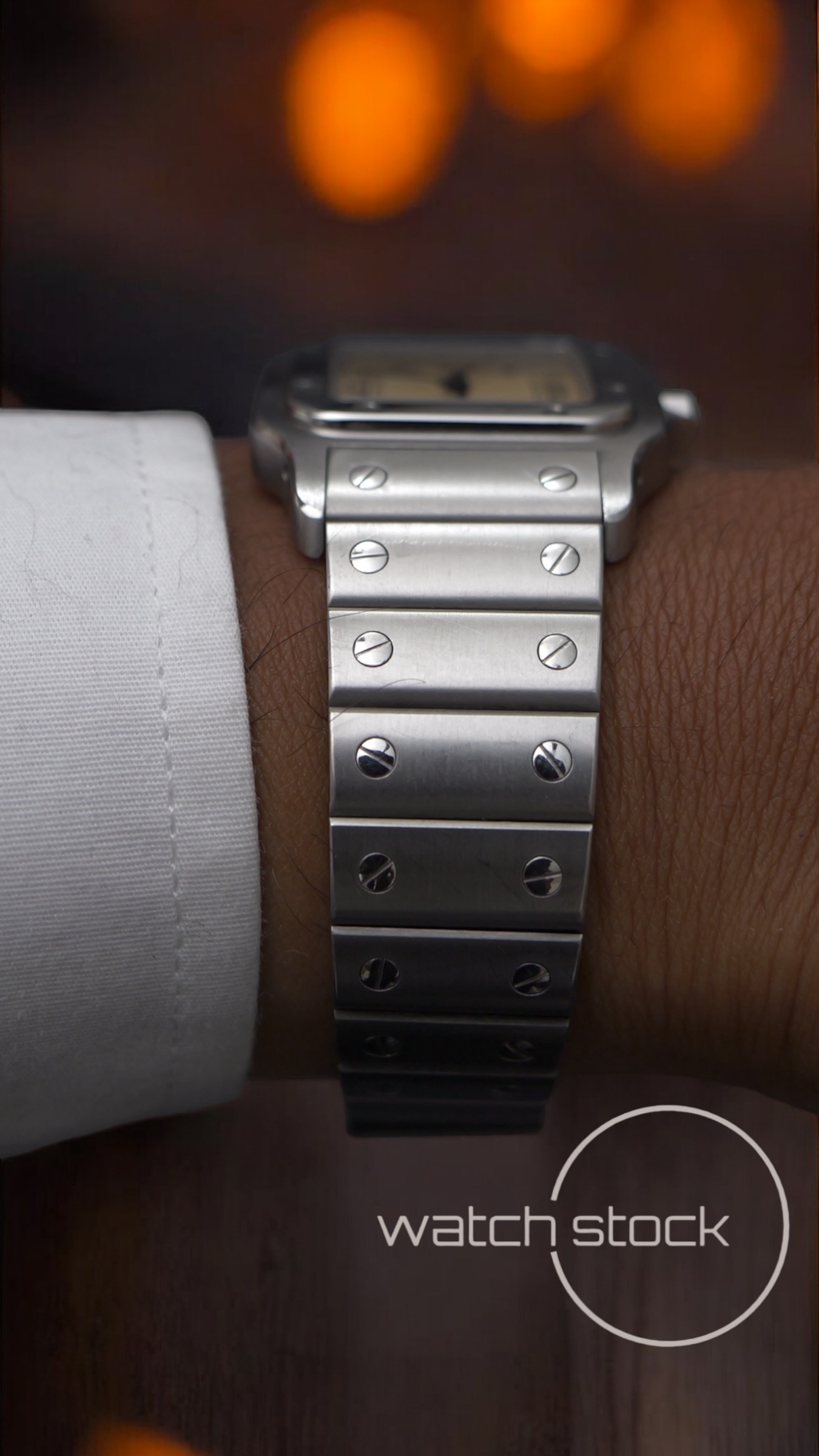 Cartier santos galbe 29x41mm ref.987901 must de cartier quarz