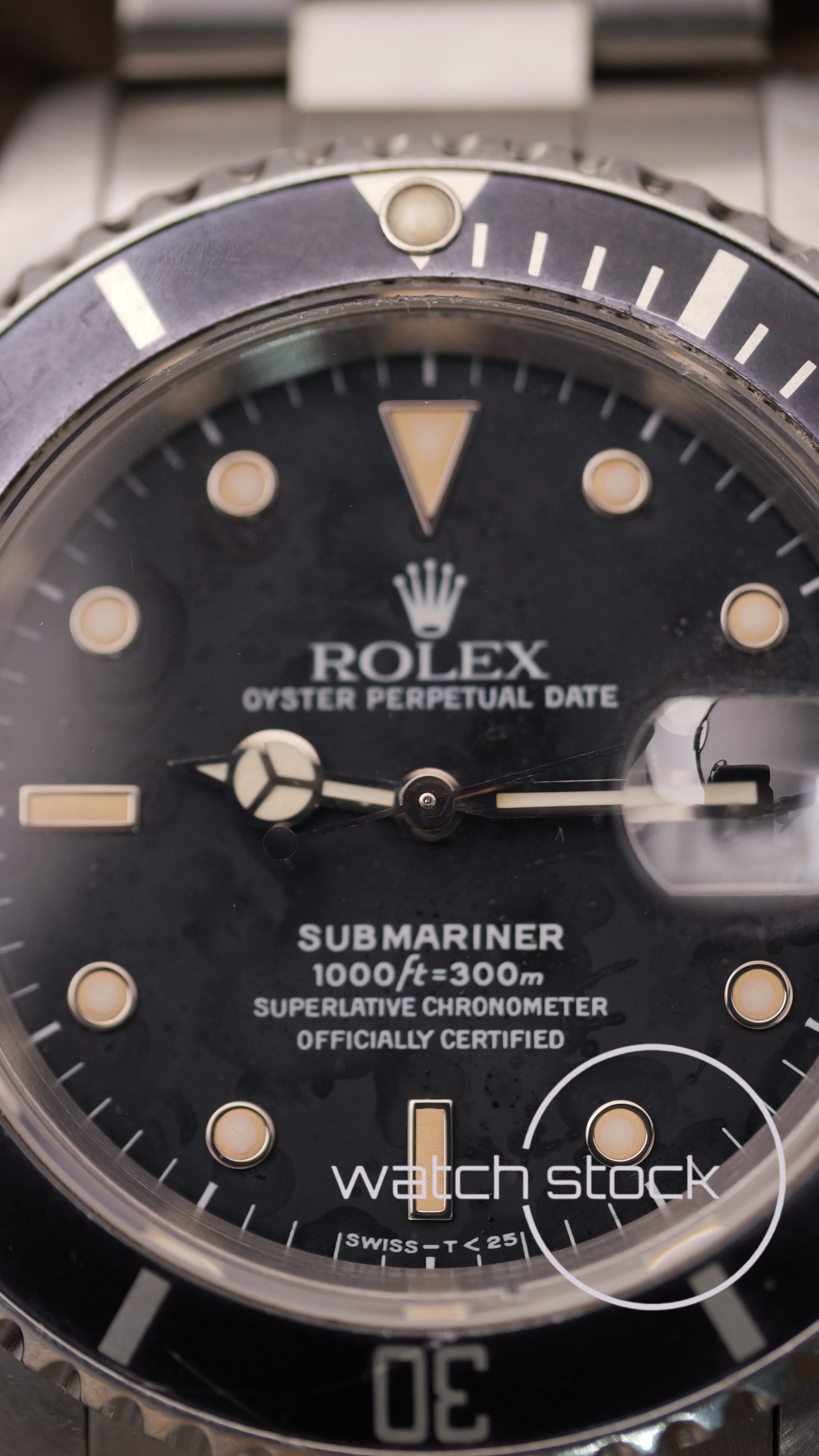 Rolex Submariner Ref.16610 tropical dial 40mm 1989