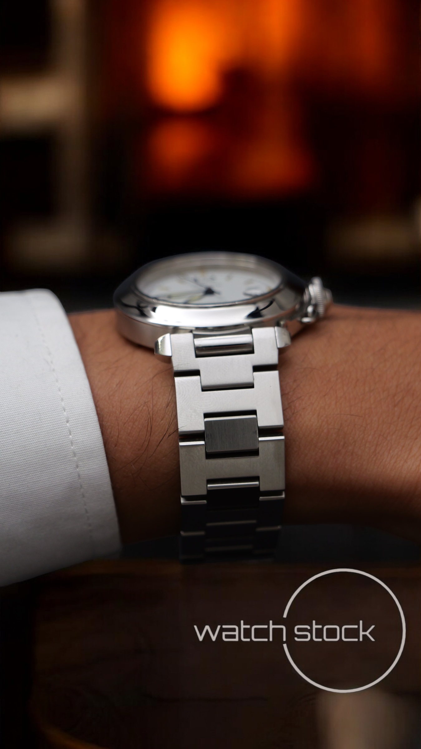 Cartier Pasha Automatic 35mm ref.2324 white dial