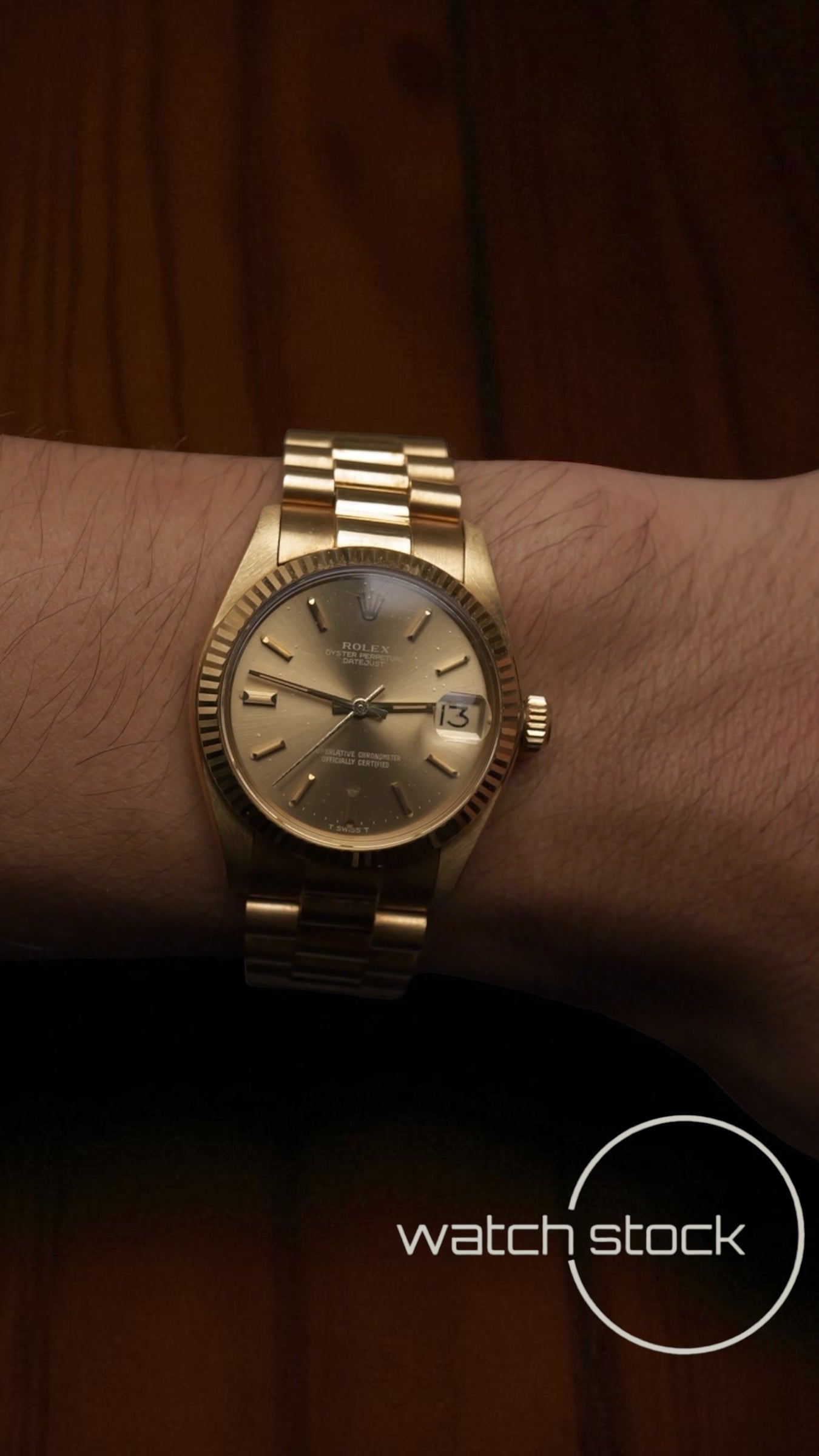 Rolex Datejust 31mm ref.6827 full gold FULL SET