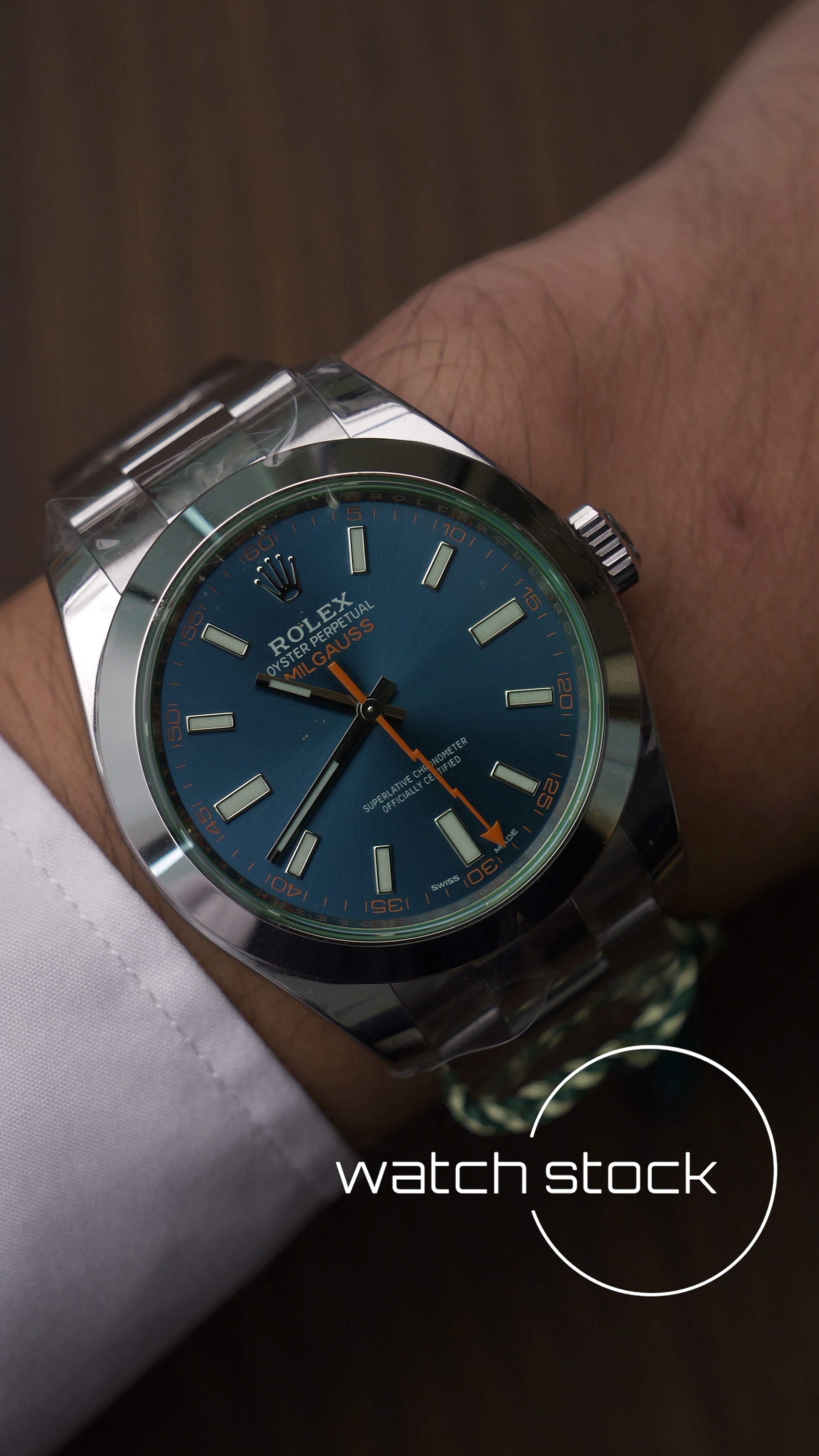 Rolex oyster perpetual Milgauss ref. 116400GV 2022 NOS NEW