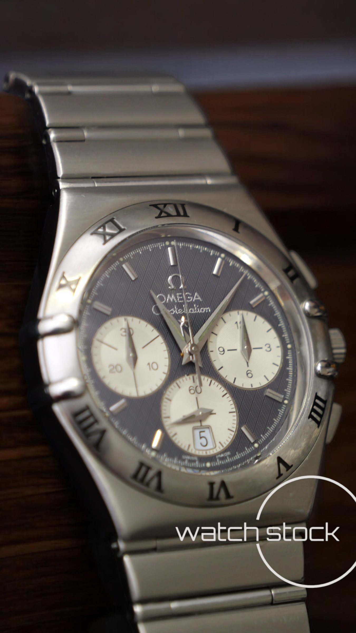 Omega costellation double Eagle chrono (39mm) blue dial
