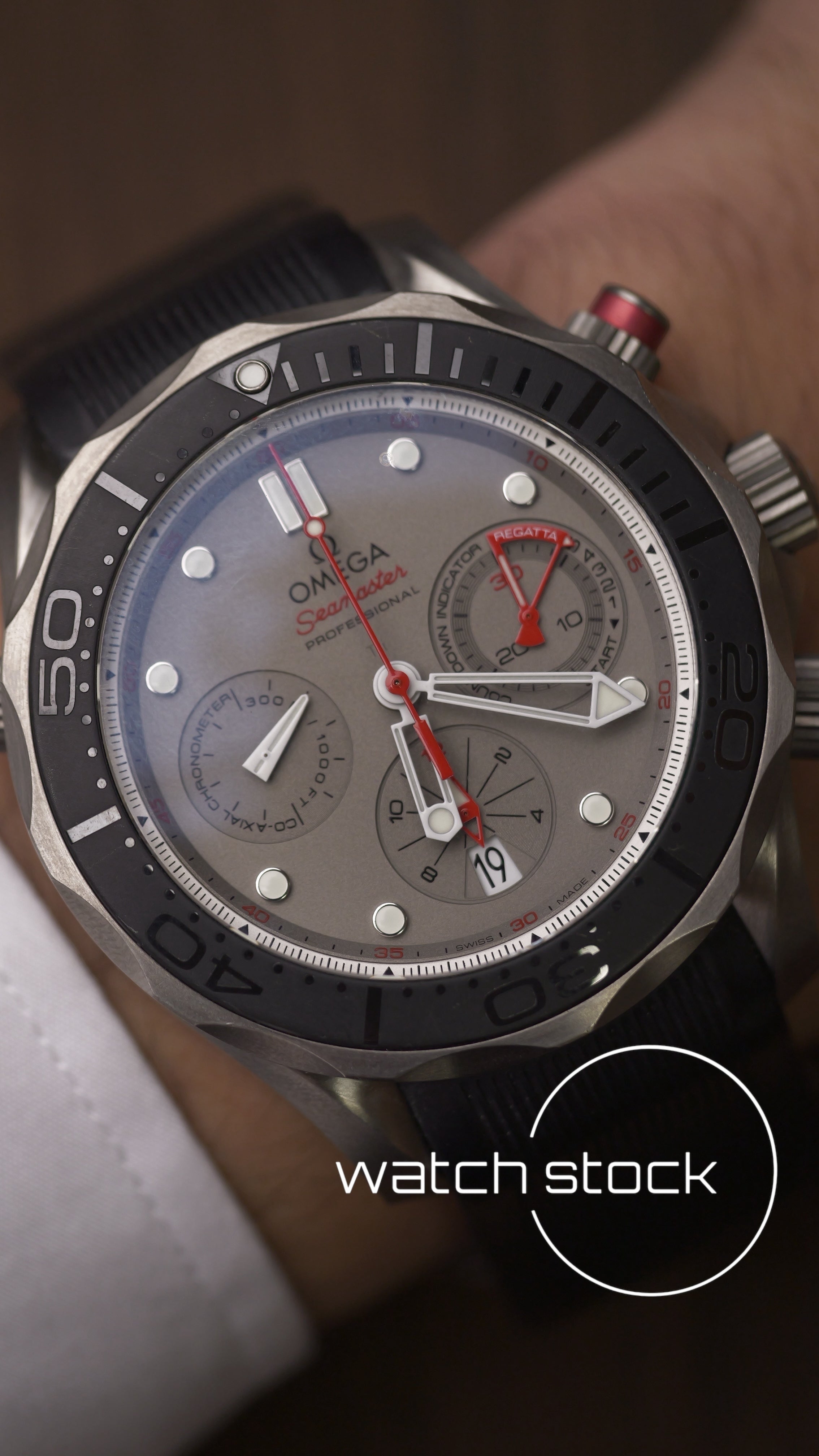 Omega seamaster 300m Chrono titanium emirates team new zealand ref. 21292445099001