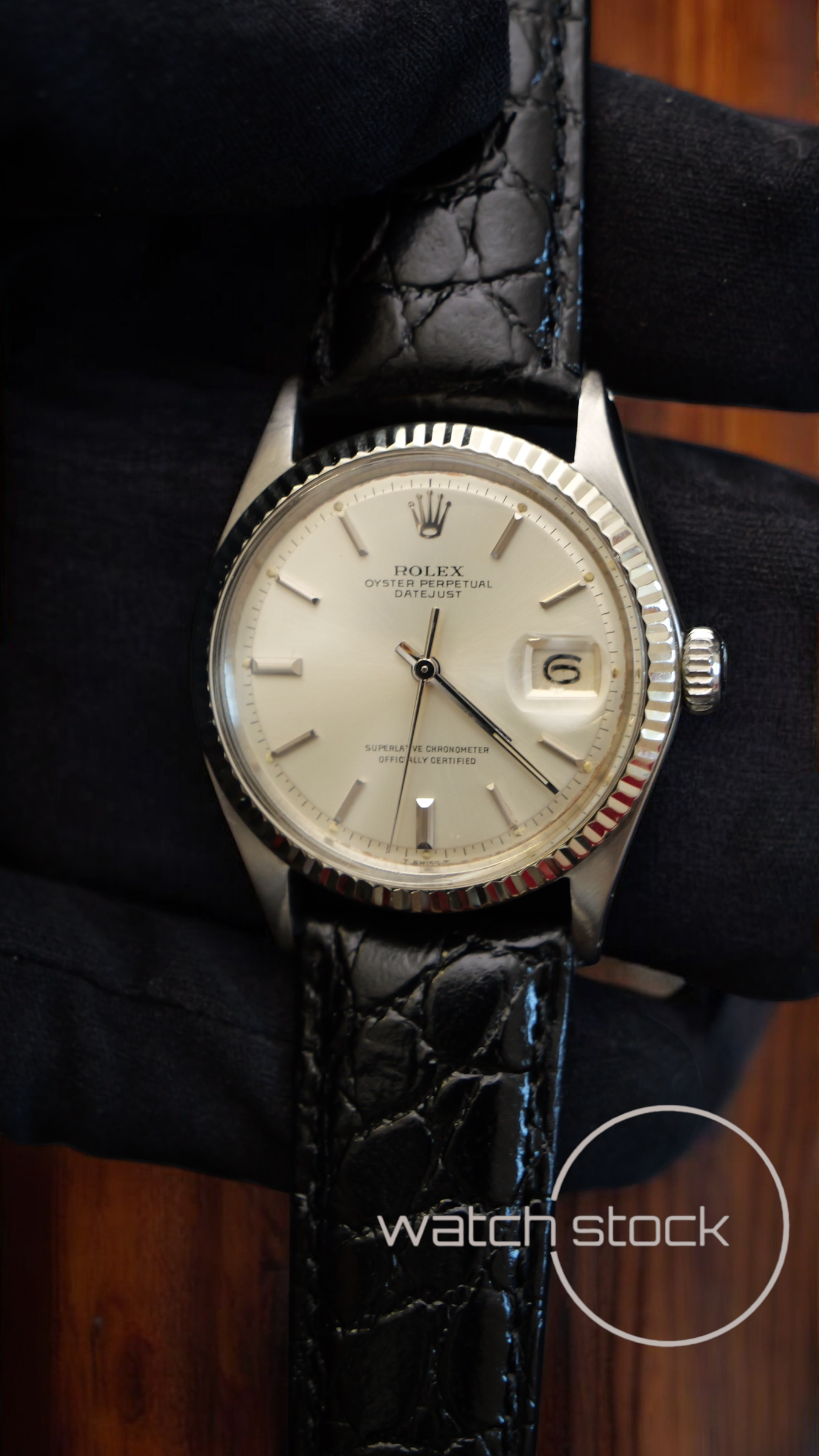 Rolex datejust 36mm 1601 con pochete