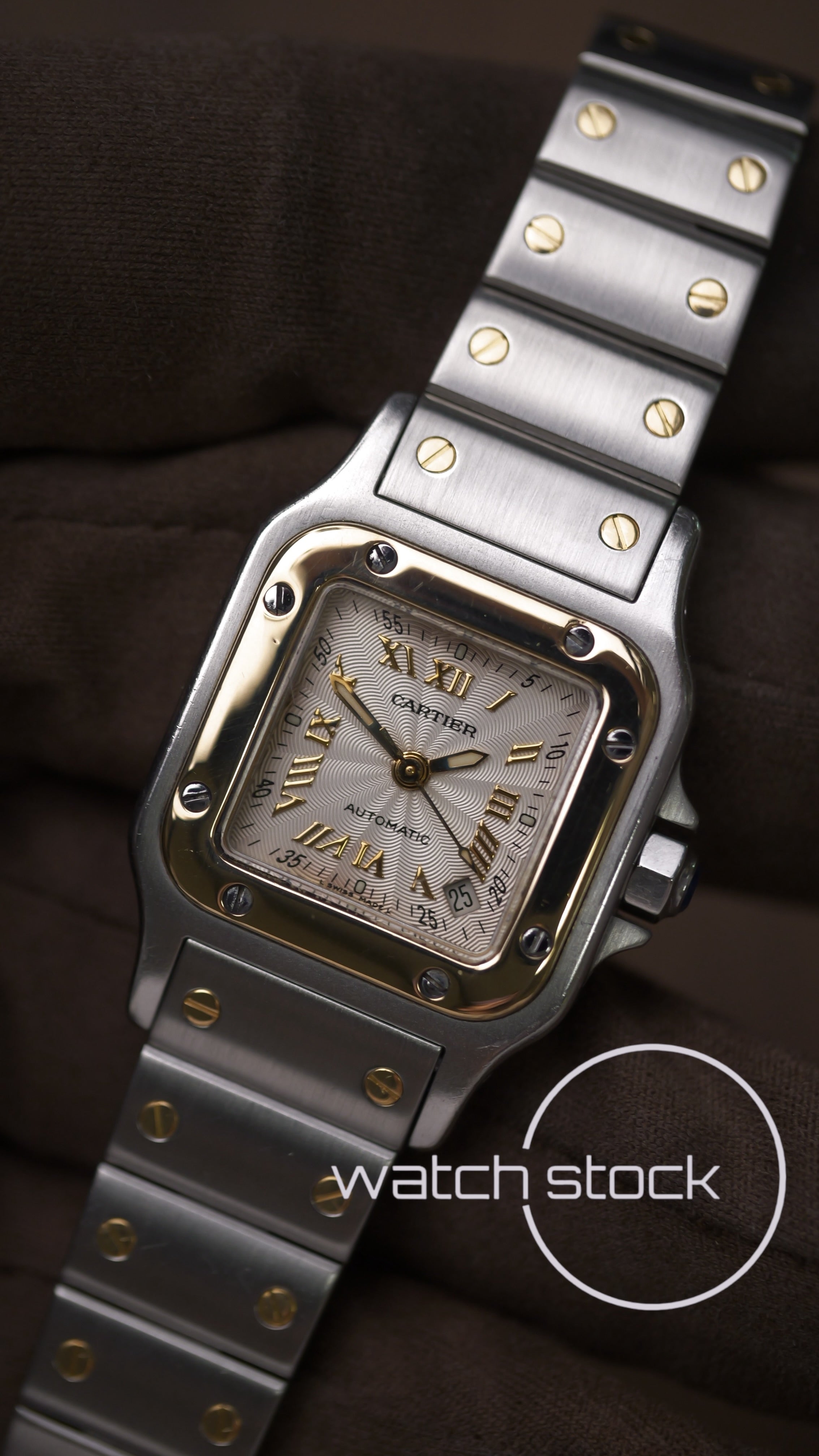 Cartier santos galbee Automatic 24x35mm ref.2423 must de santos