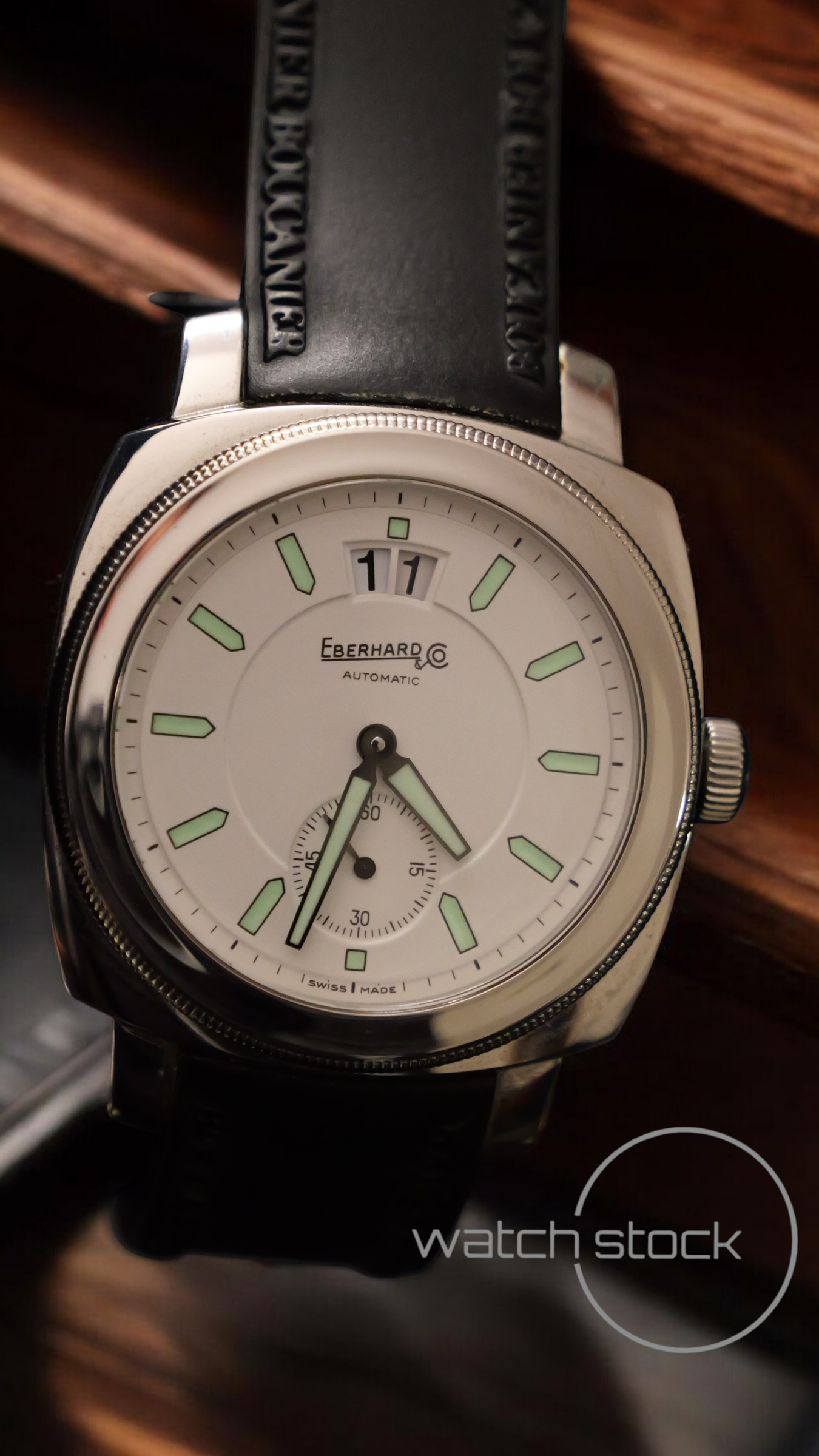 Eberhard & co. Boucaneir grande date ref. 0524 automatic FULL SET 40mm