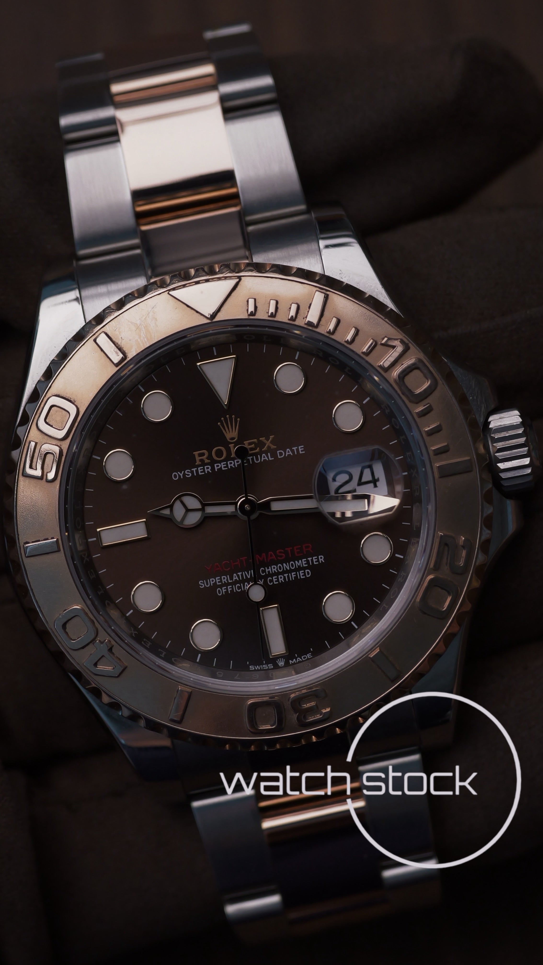 Rolex Yacht Master chocolate rose gold 40mm 2021 ref: 126620