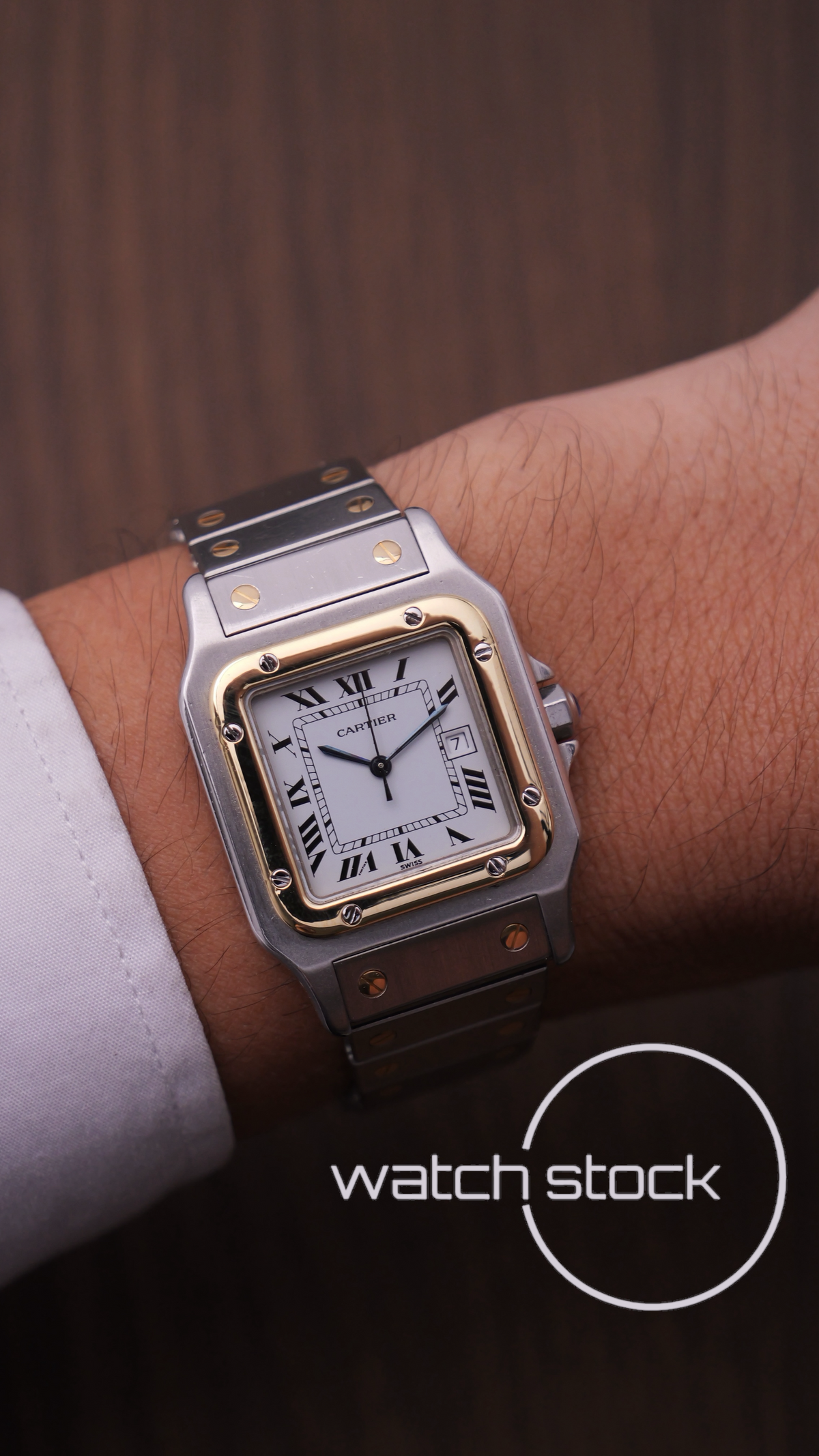 Cartier santos carré ref.2961 Automatic vintage 29x41mm