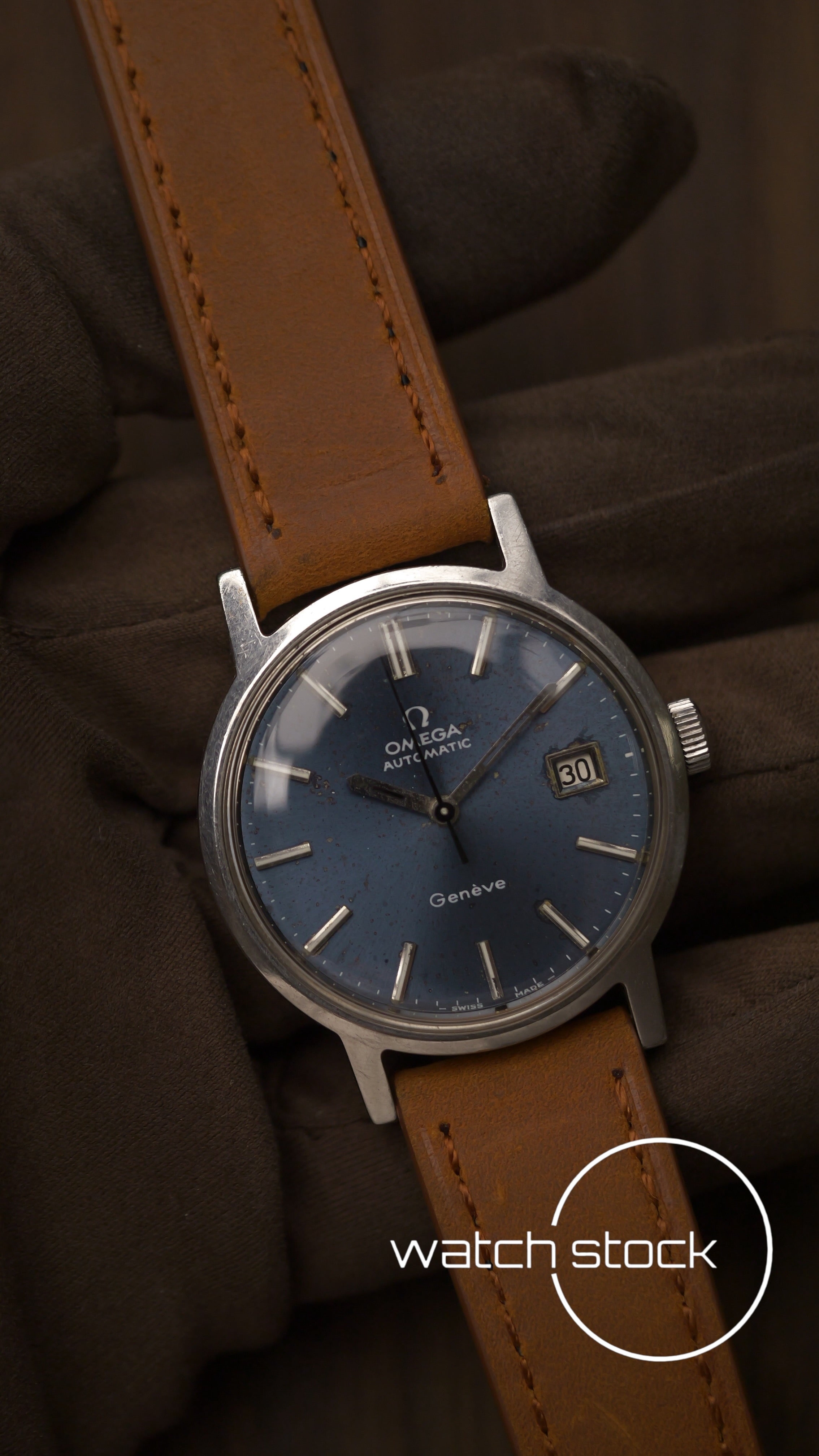 Omega Geneve Automatic Blue Dial 1972 serviced